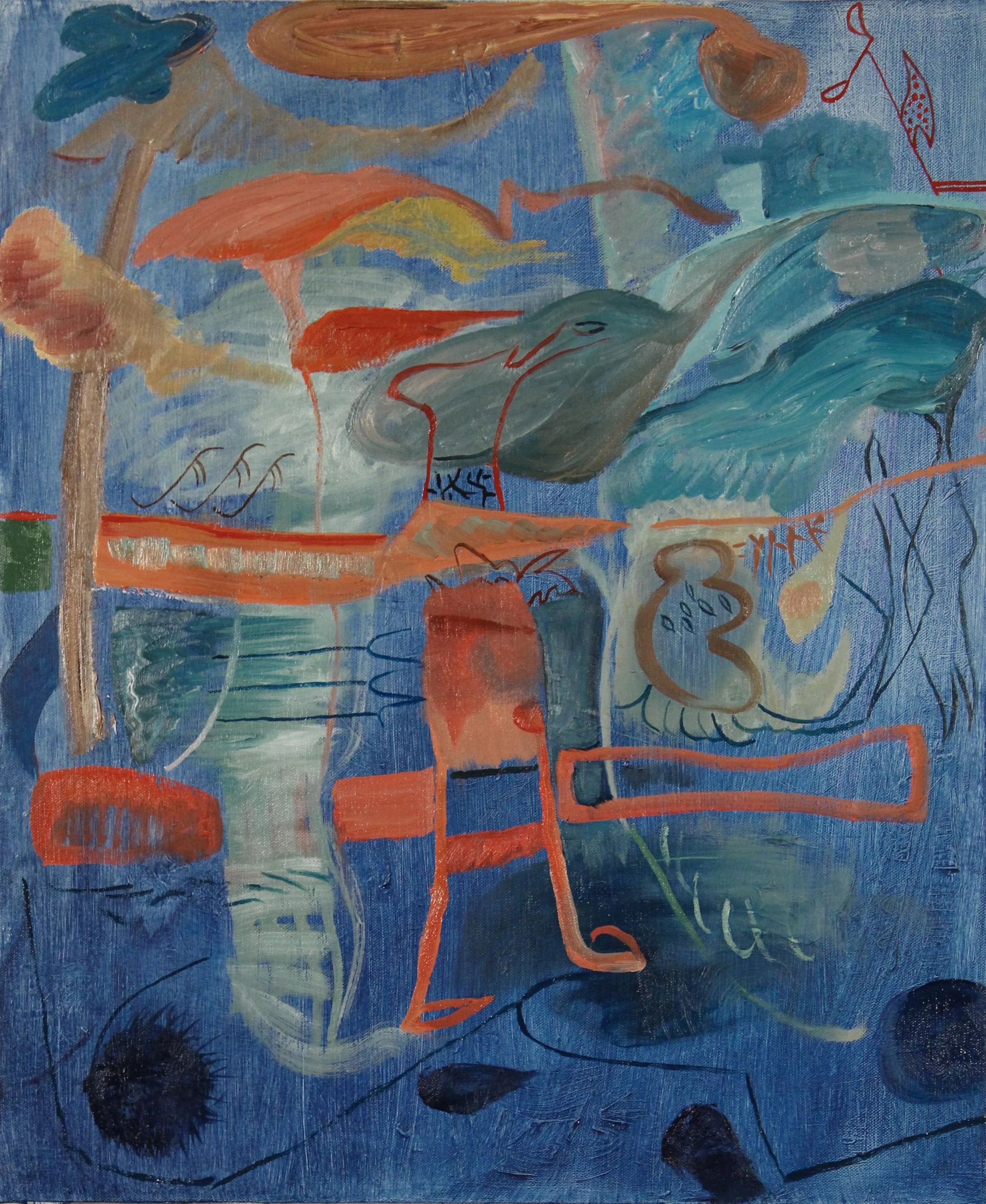 Defying Gravity 24"x20" oil on canvas