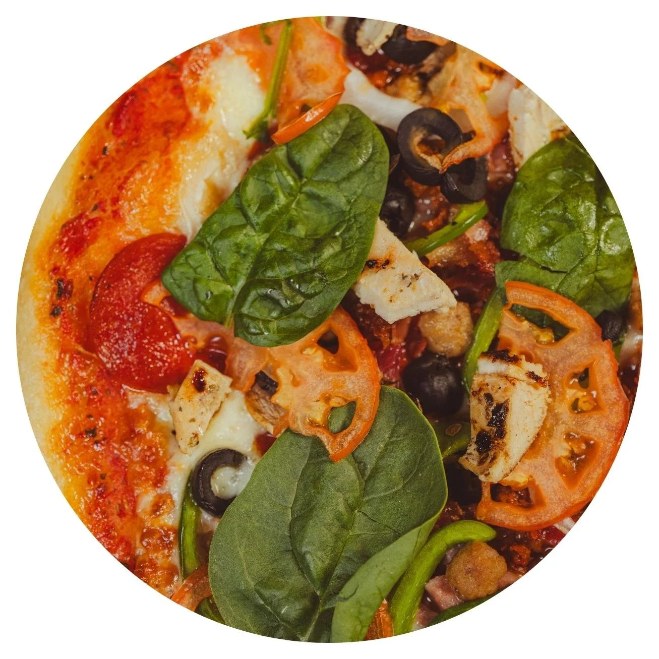 Meats & Veggie Pizza