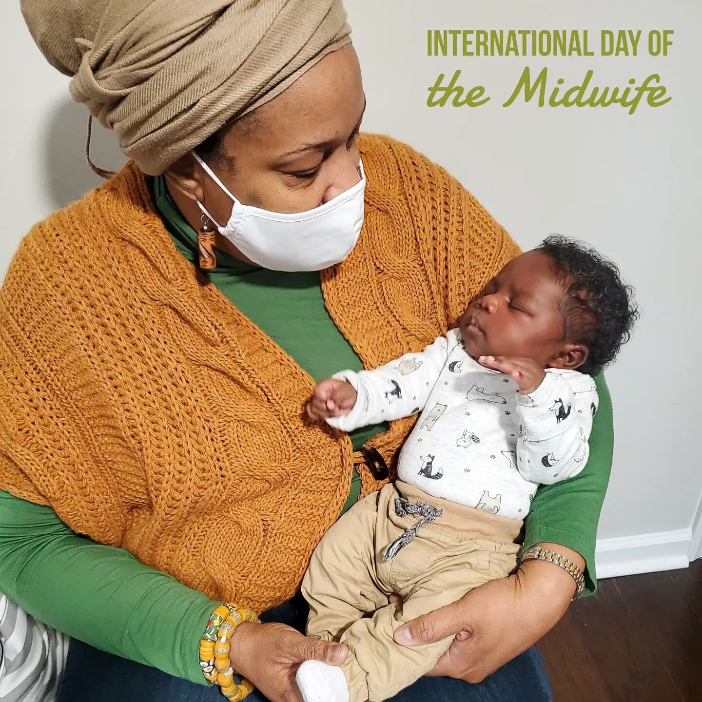 #sankofabirthsquad 
#internationaldayofthemidwife 

It's International Day of the Midwife! 🥳

Sending out big love to all the midwives and midwifery students today! We see you. We love you. We celebrate you. 

#homebirth #homebirthmidwife #midwife #