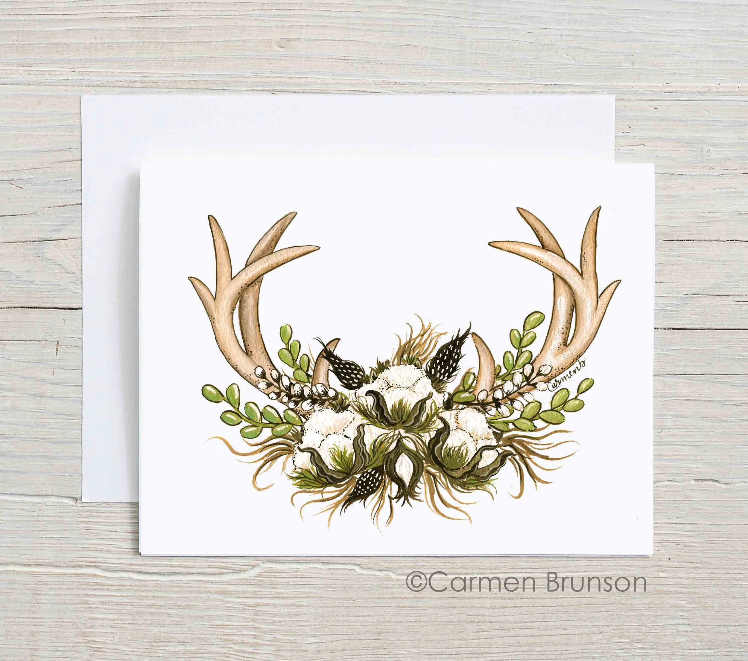 Deer Antler Greeting Card Set.jpg