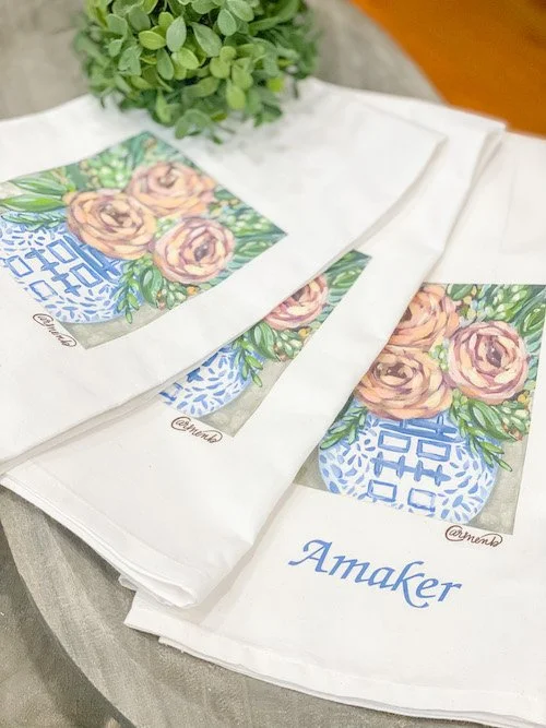 Tea Towels — Carmen Brunson Designs Fine Artist South Carolina