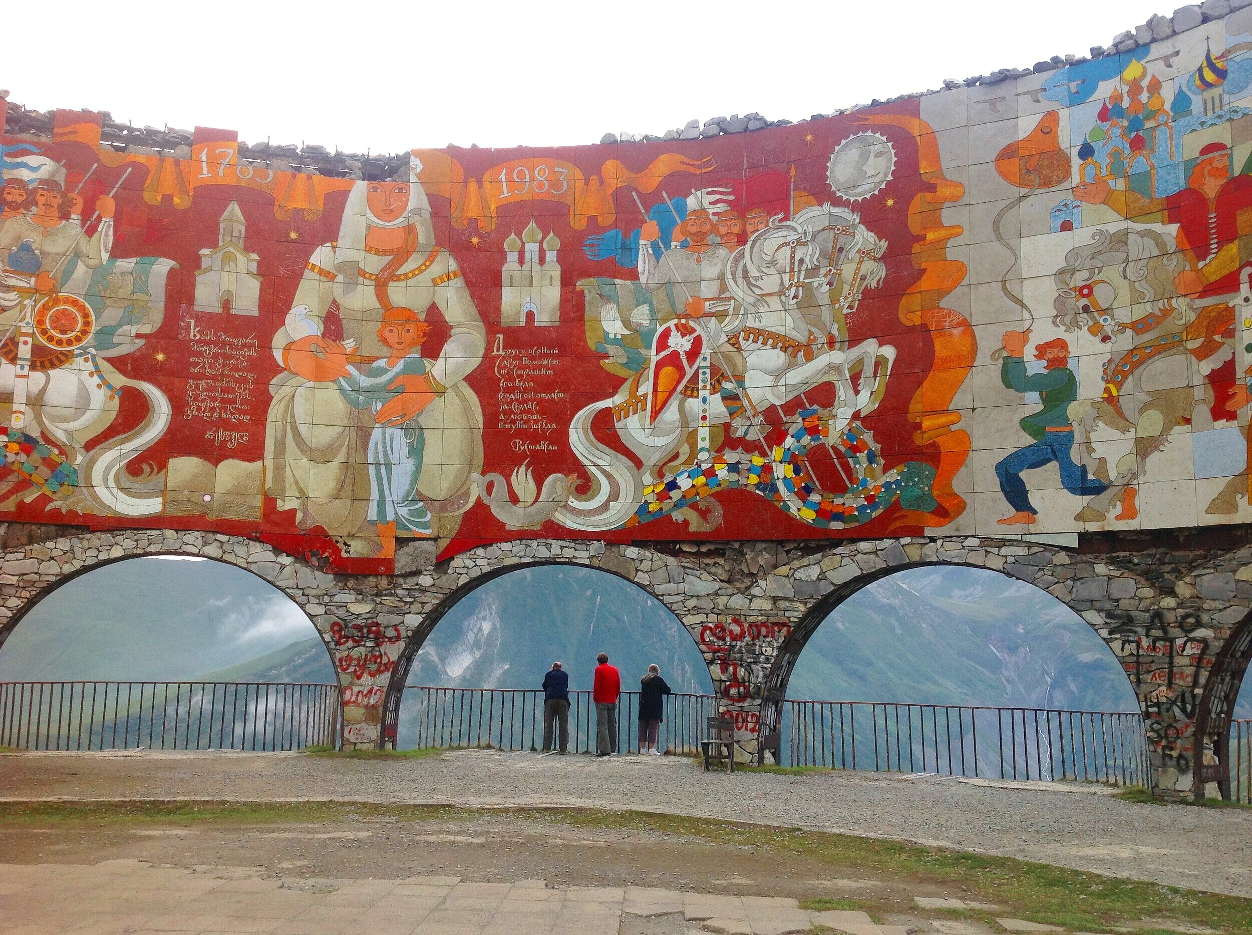 Titanic Mural along Georgian Highway