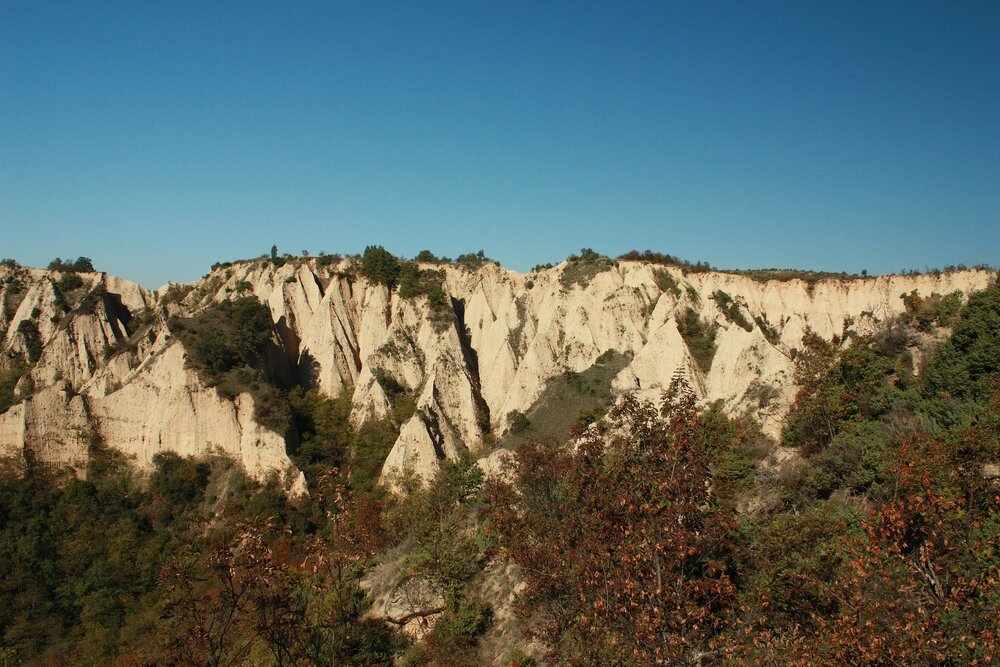 Sand pyramids near Melnik, Bulgaria