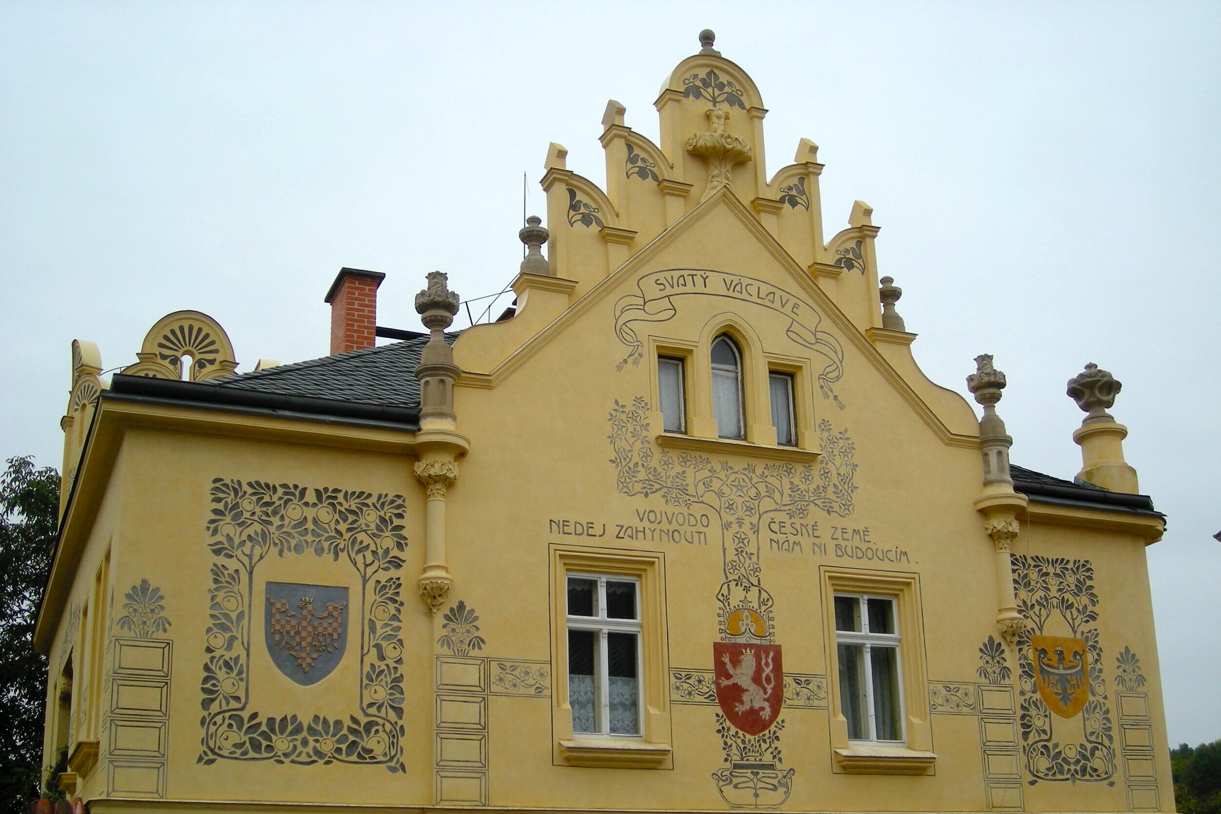 Svaty Vaclave house_typical of Central Europe