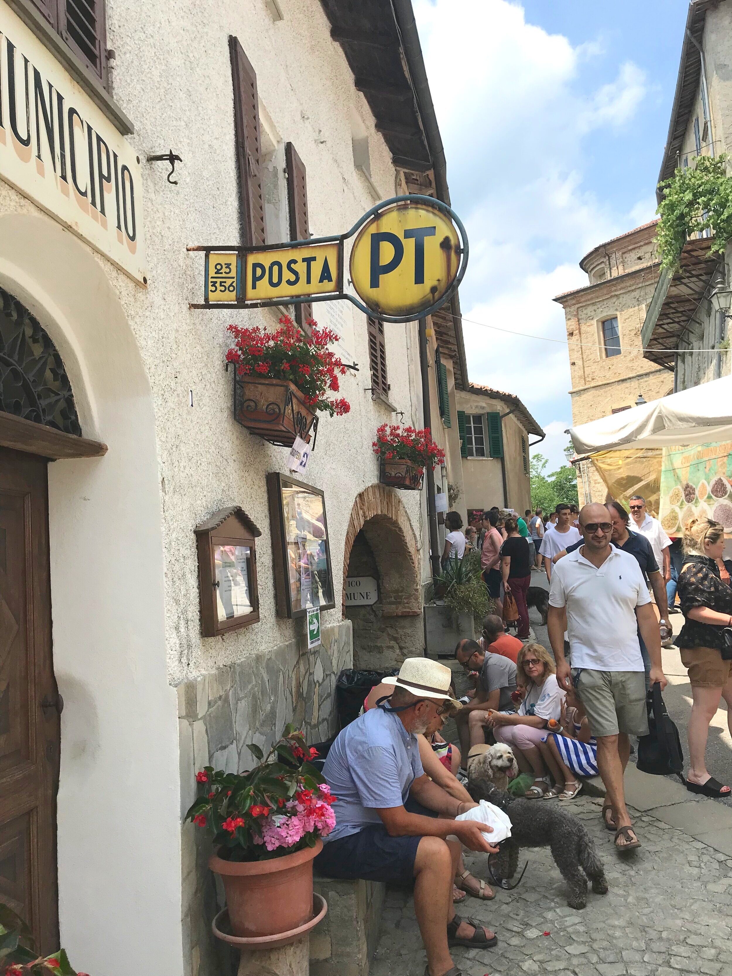 Waiting at the post office