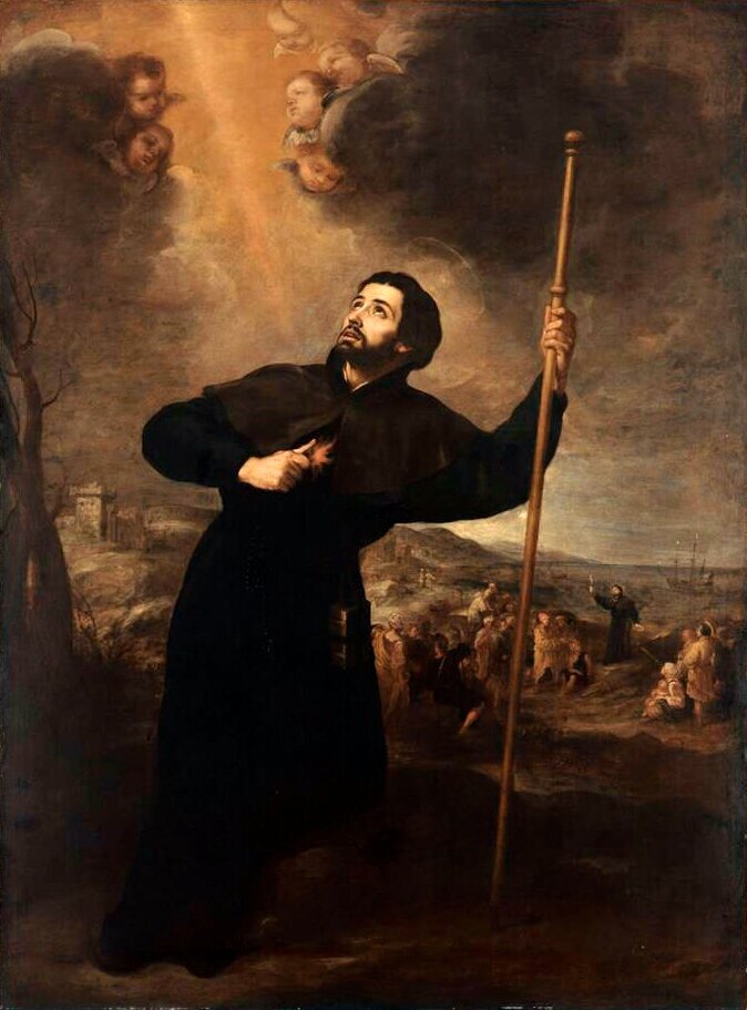 St Francis Xavier by Bartolomé Esteban Murillo (1670)
