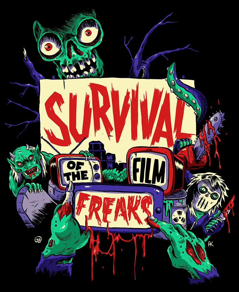 Survival of the Film Freaks T-shirt