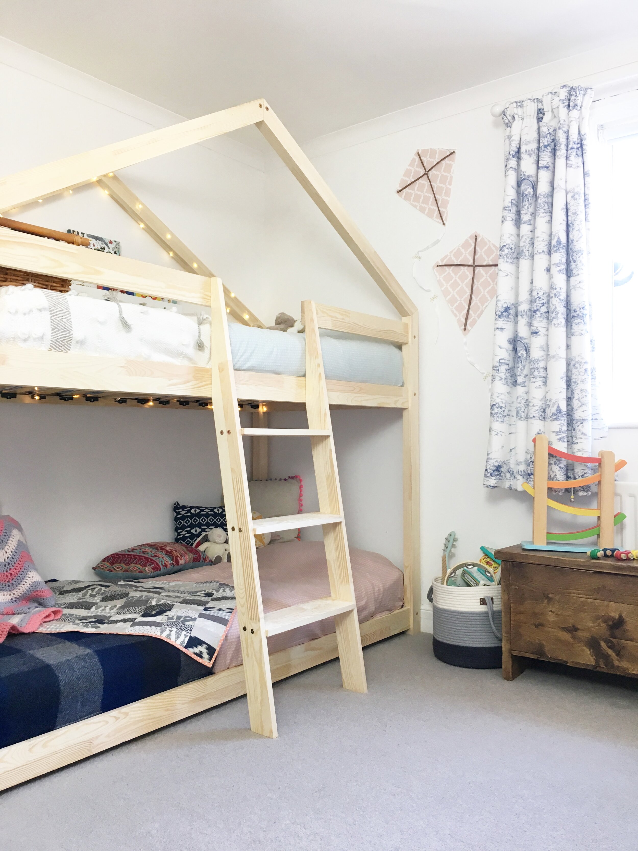 House bunk bed in girls shared bedroom The Otto House 1.JPG