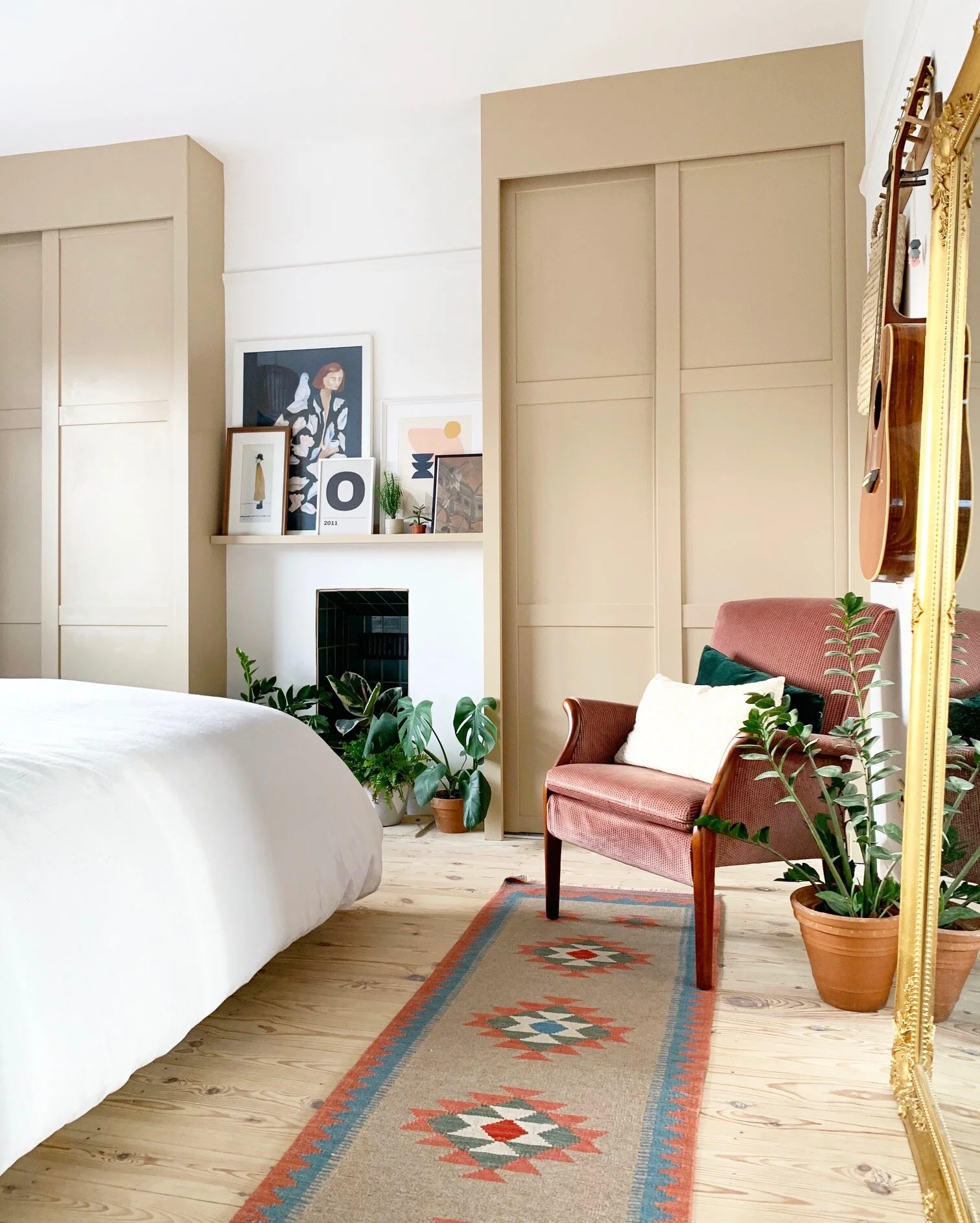 Before and After featuring the original estate agent pics: A 1930s family home