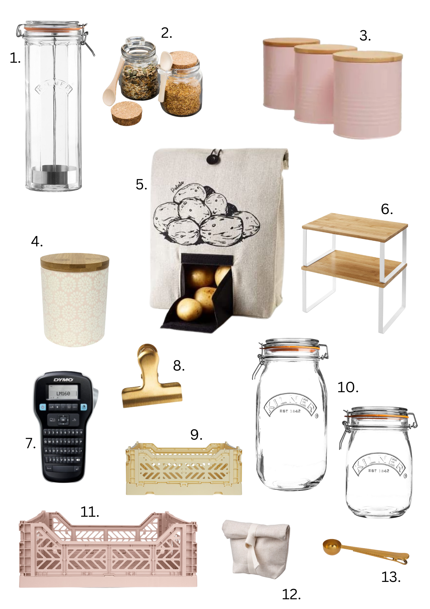 Affordable food storage ideas for your larder or pantry — The OTTO HOUSE