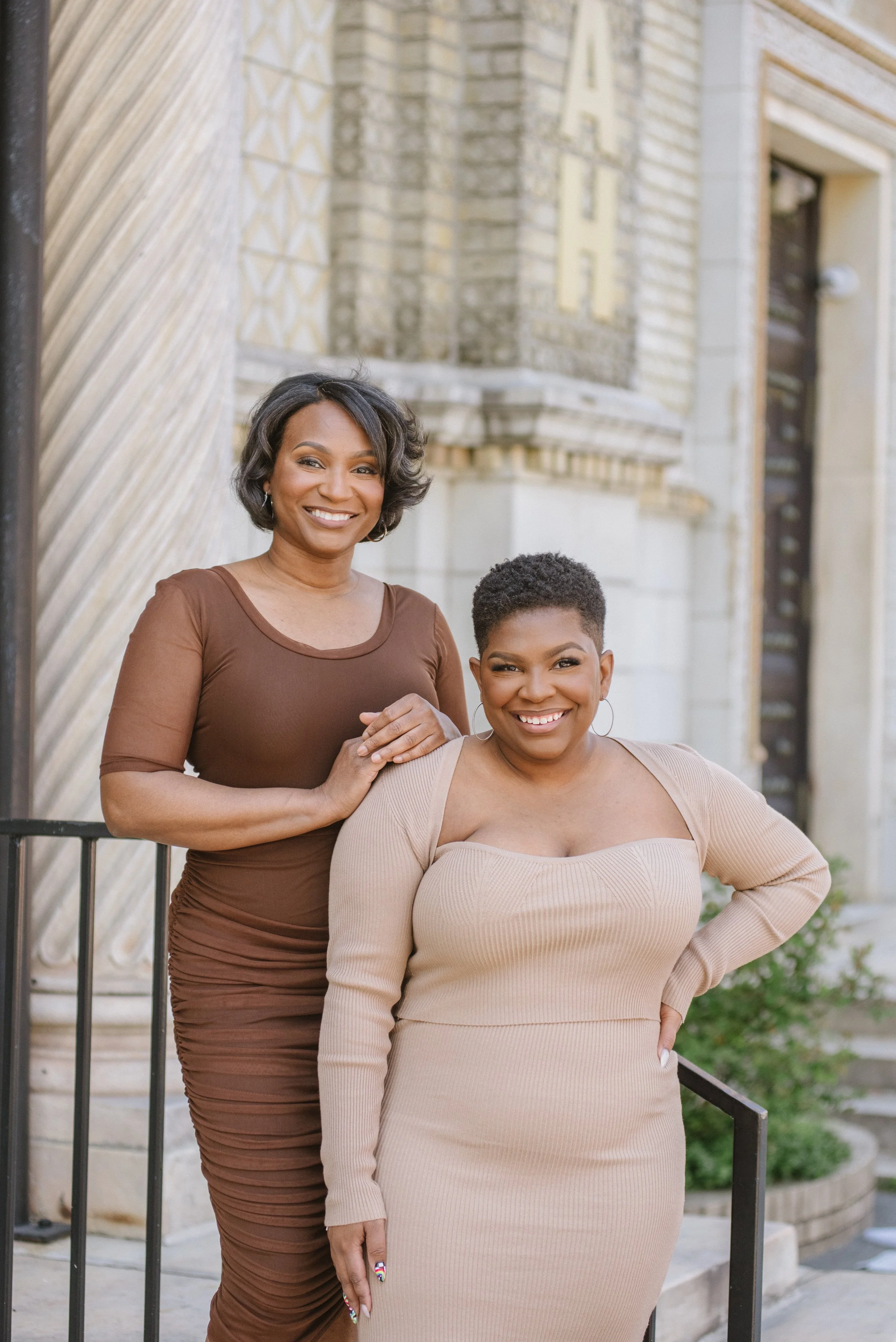 Professional plus size lingerie consultants providing personalized bra fittings