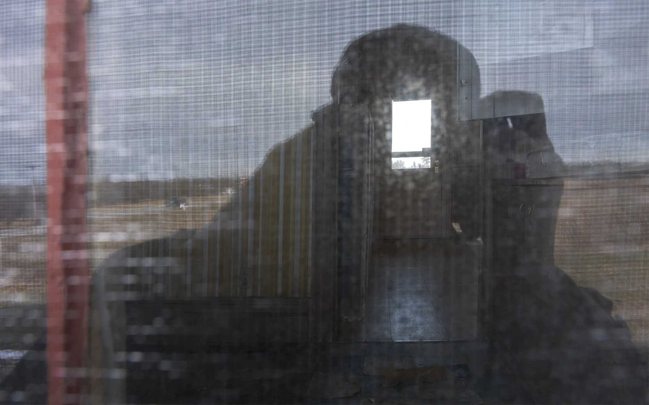 Blue House North Window Portraiture