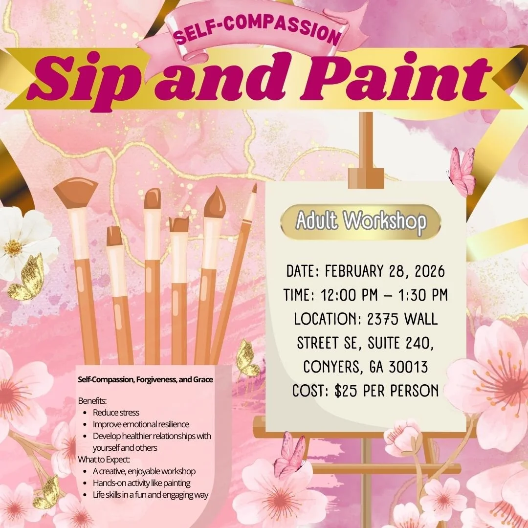 Self-Compassion Sip &amp; Paint Adult Wokshop