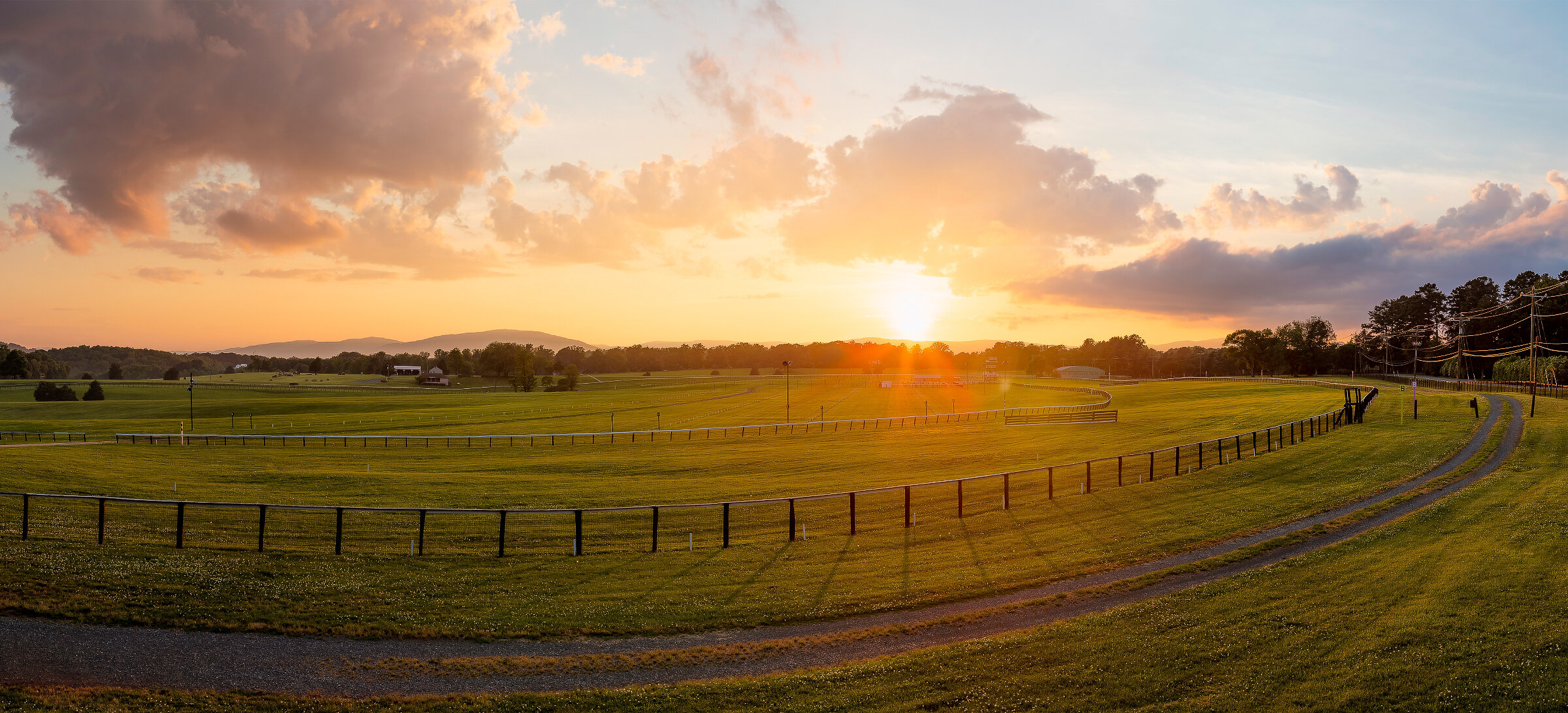 Foxfield Sunset Panorama