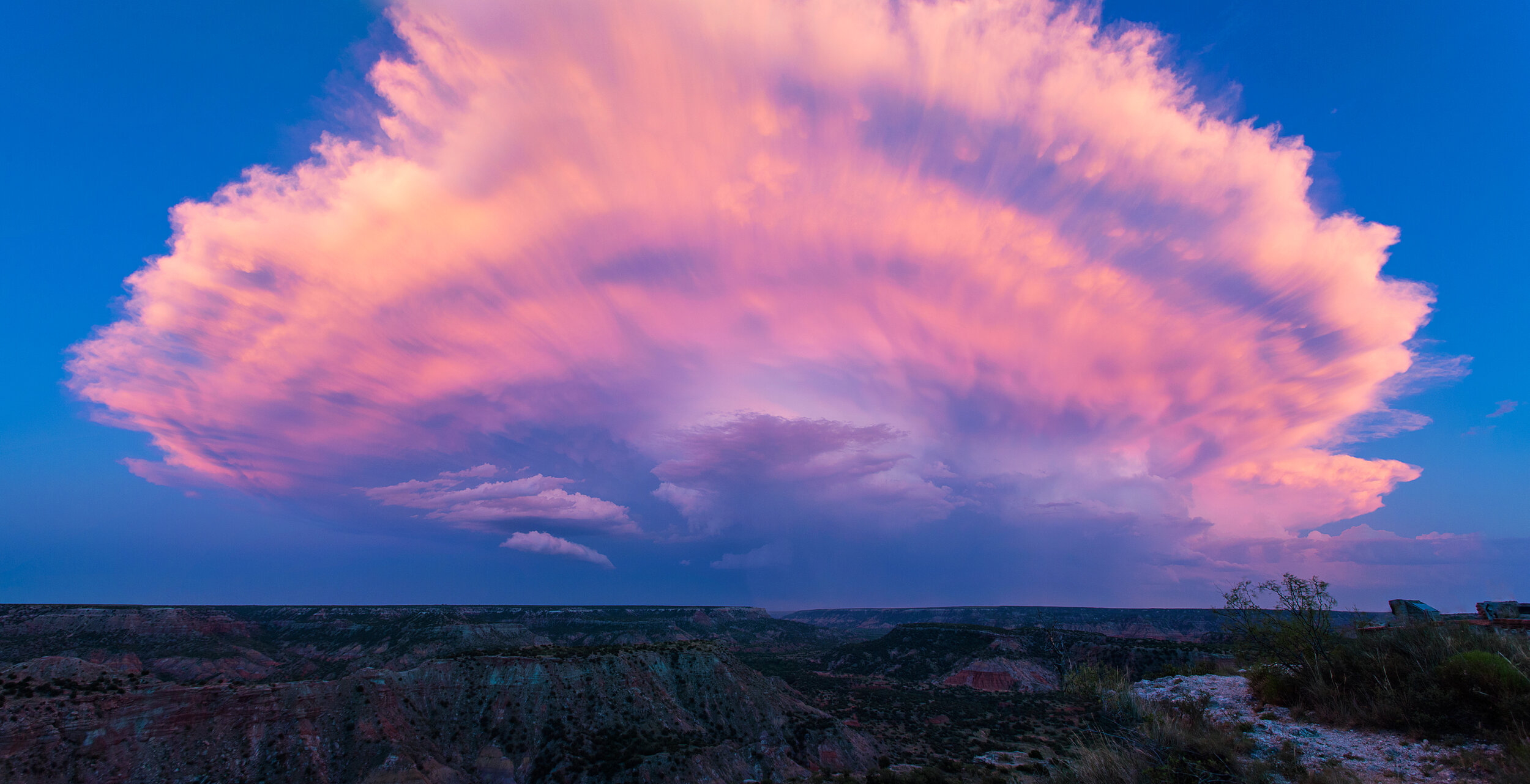 Palo Duro Monsoon Sunset Panorama 2