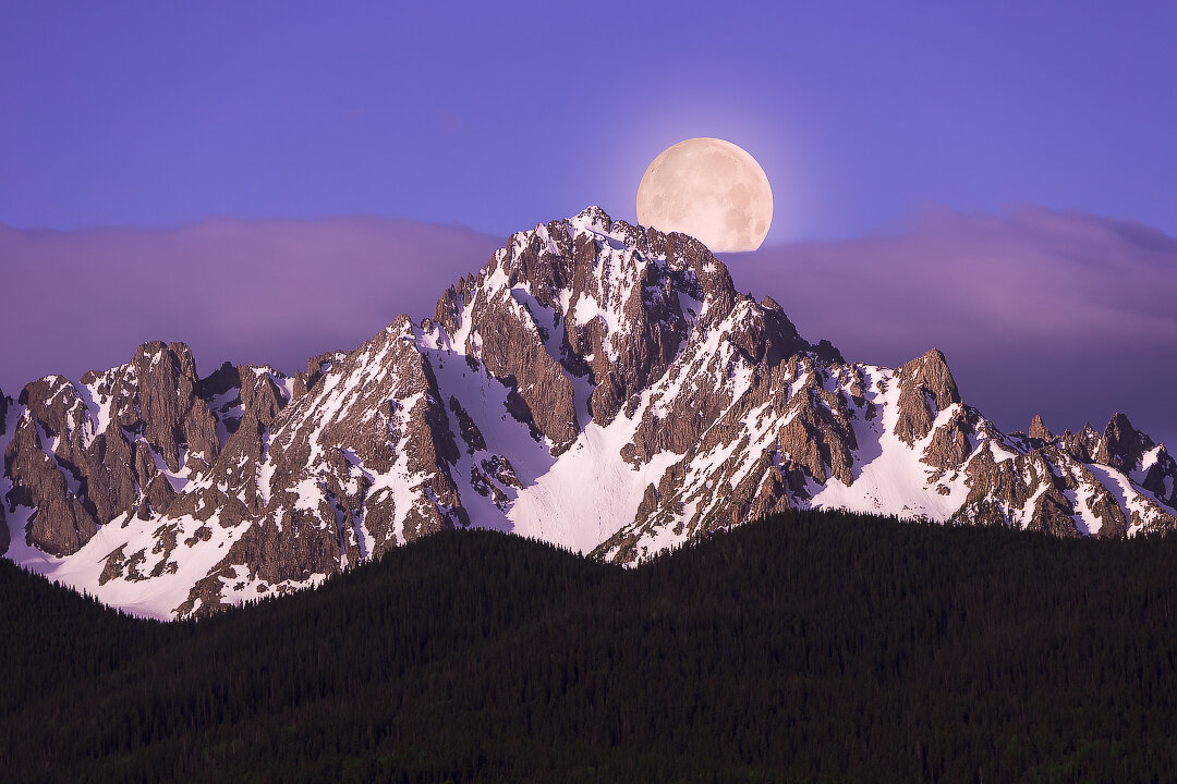 Uncompahgre Moonset