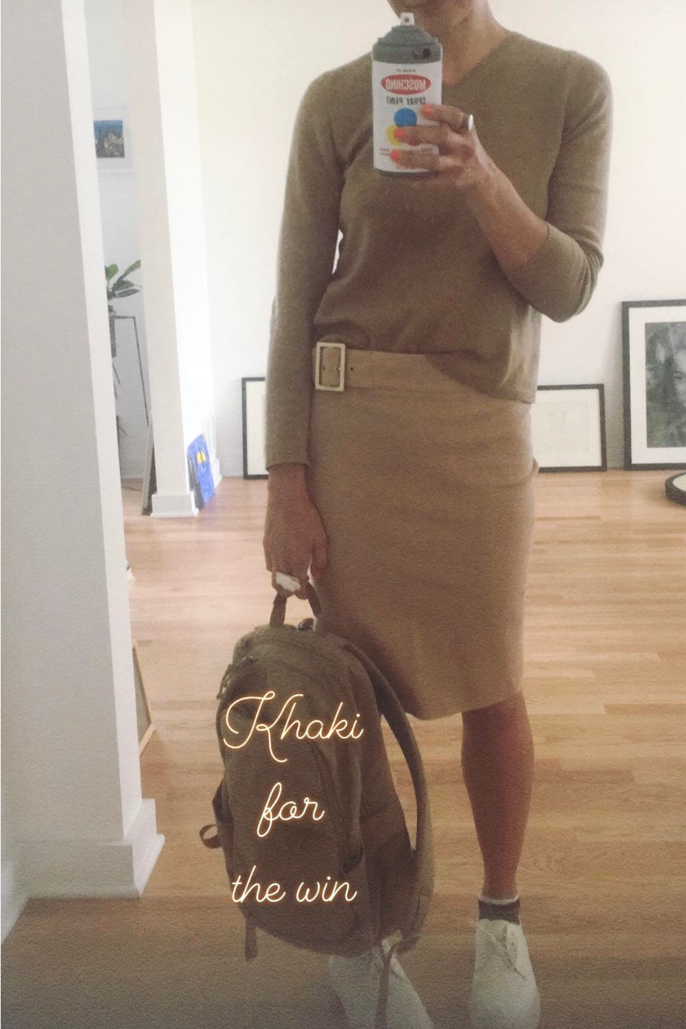 City outfit styled with a functional backpack