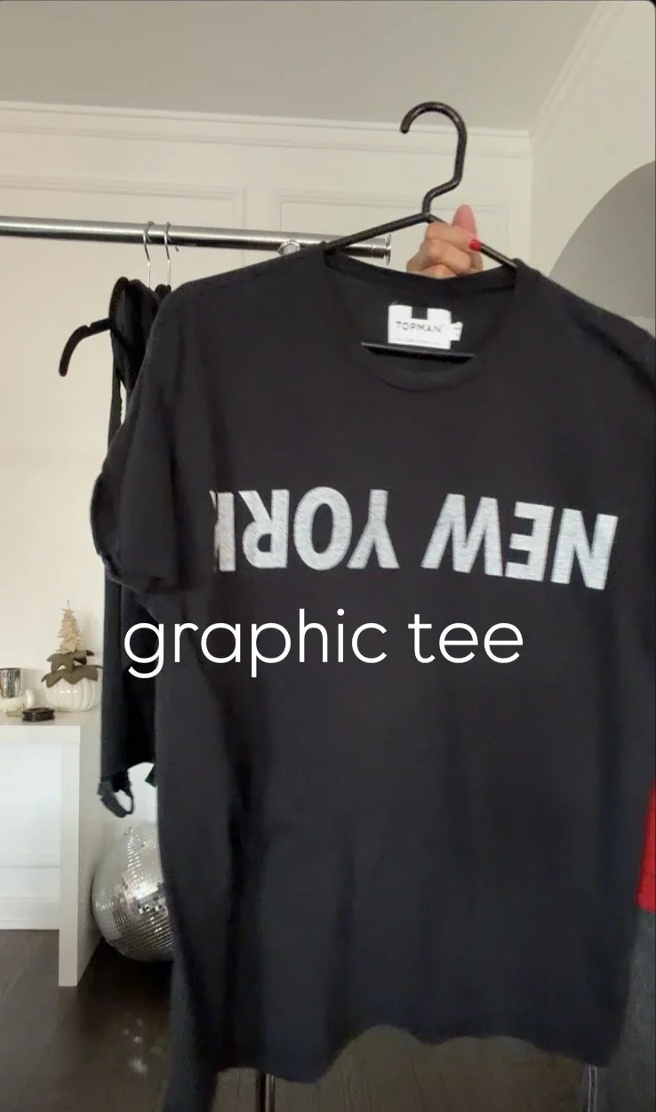 Monochromatic summer fashion for women over 50 with lightweight black clothing