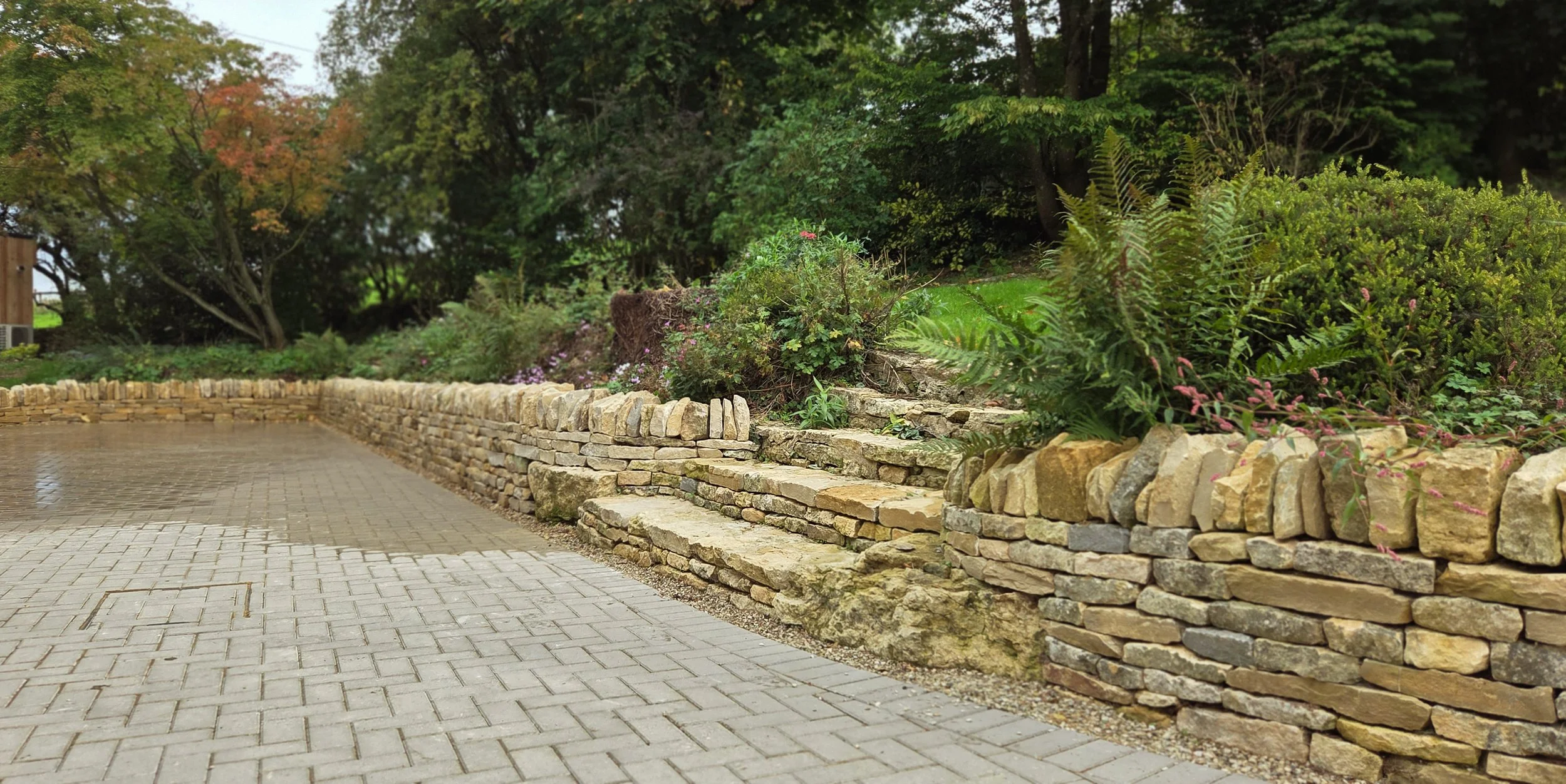 Dry-Stone Driveway Border and Steps.jpg