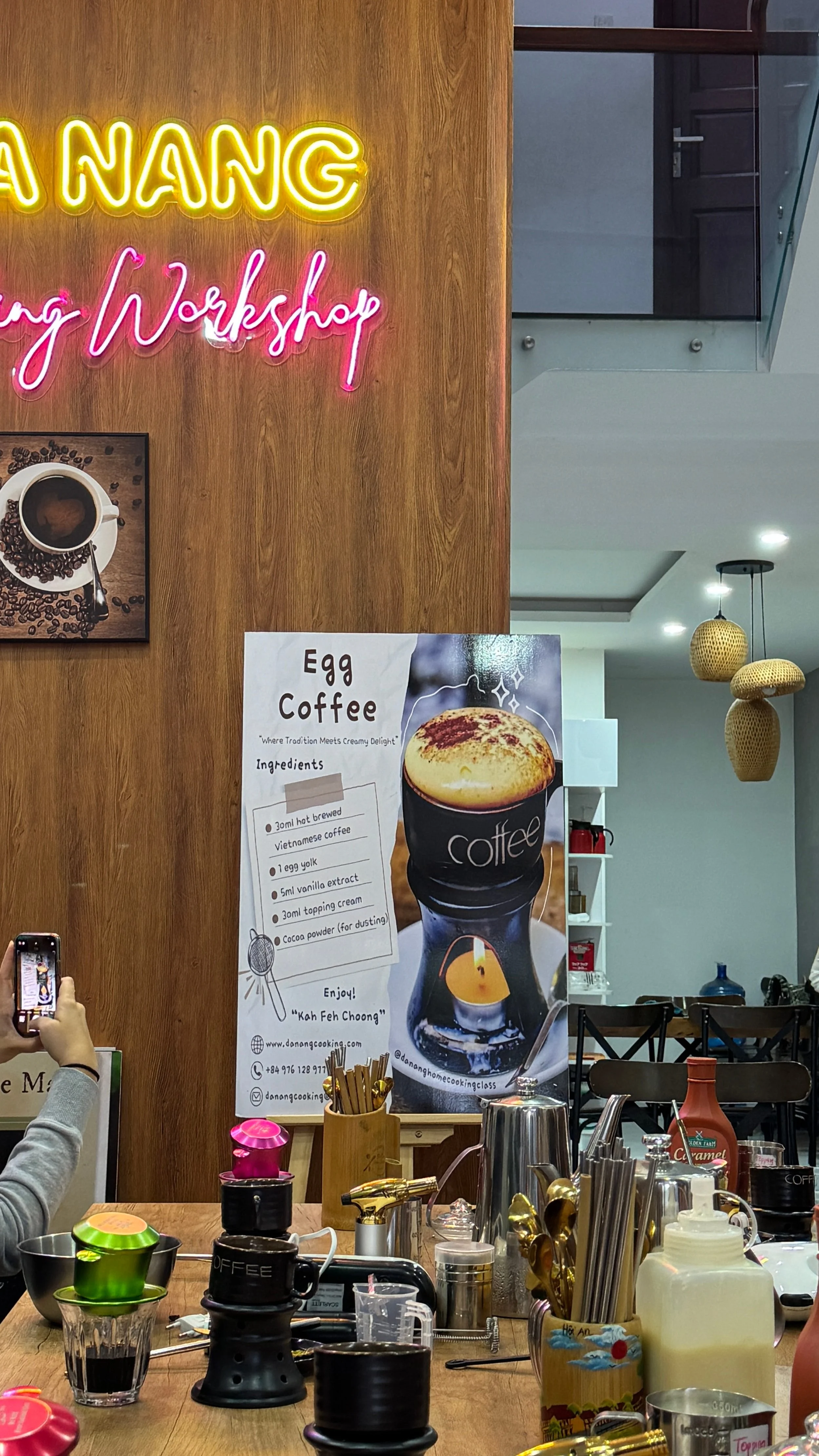 coffee making class da nang vietnam_vietnamese coffee