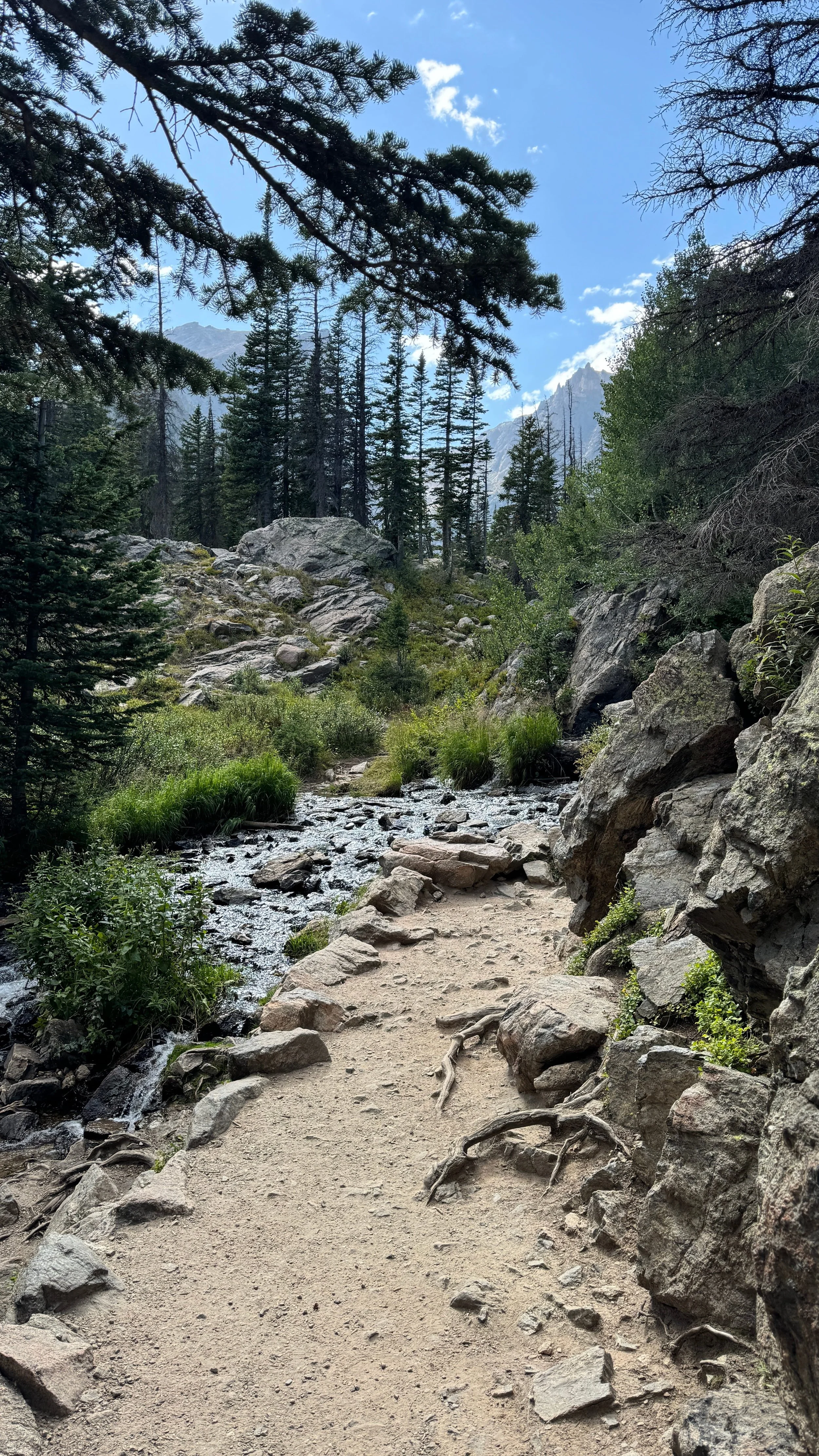 trail conditions_lake haiyaha_colorado