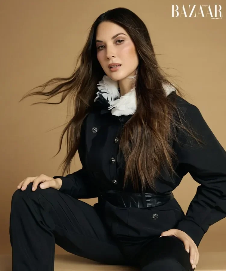 Beauty campaign portrait photographed at Hype Studios in Los Angeles