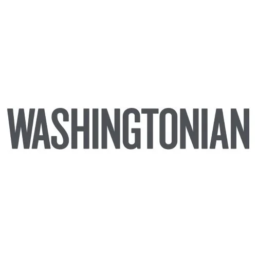 Washingtonian logo in gray text on a white background.