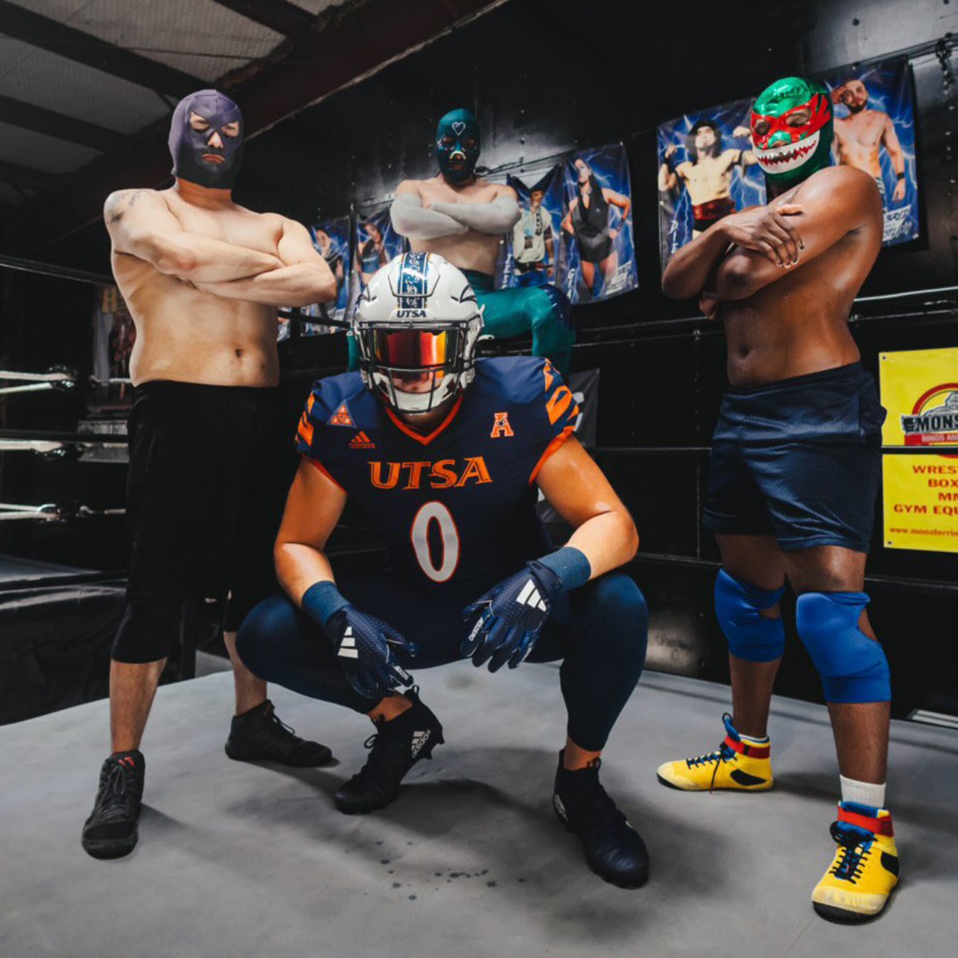 UTSA Football Uniform - Lucha Libre