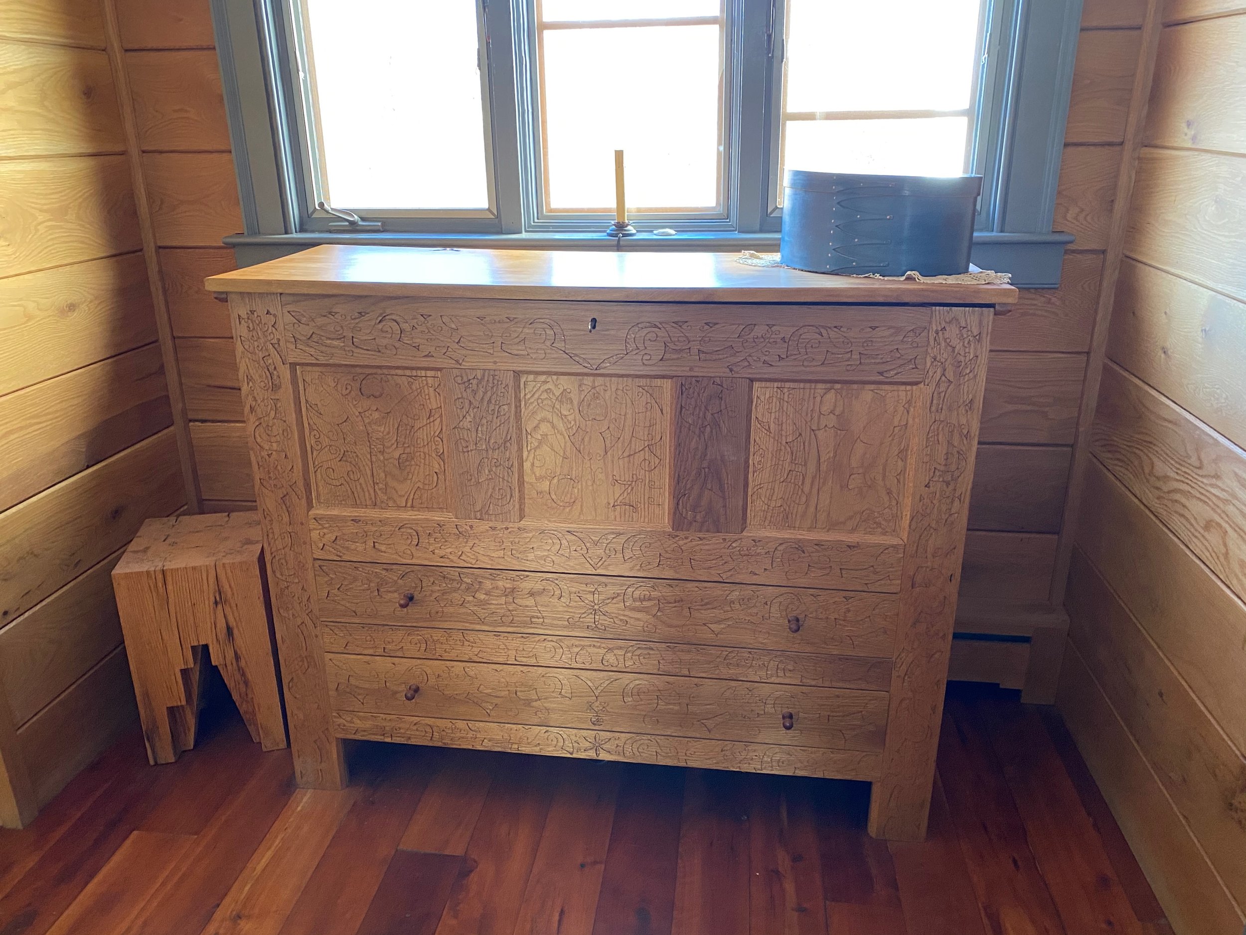 Jacobean Hadley Chests