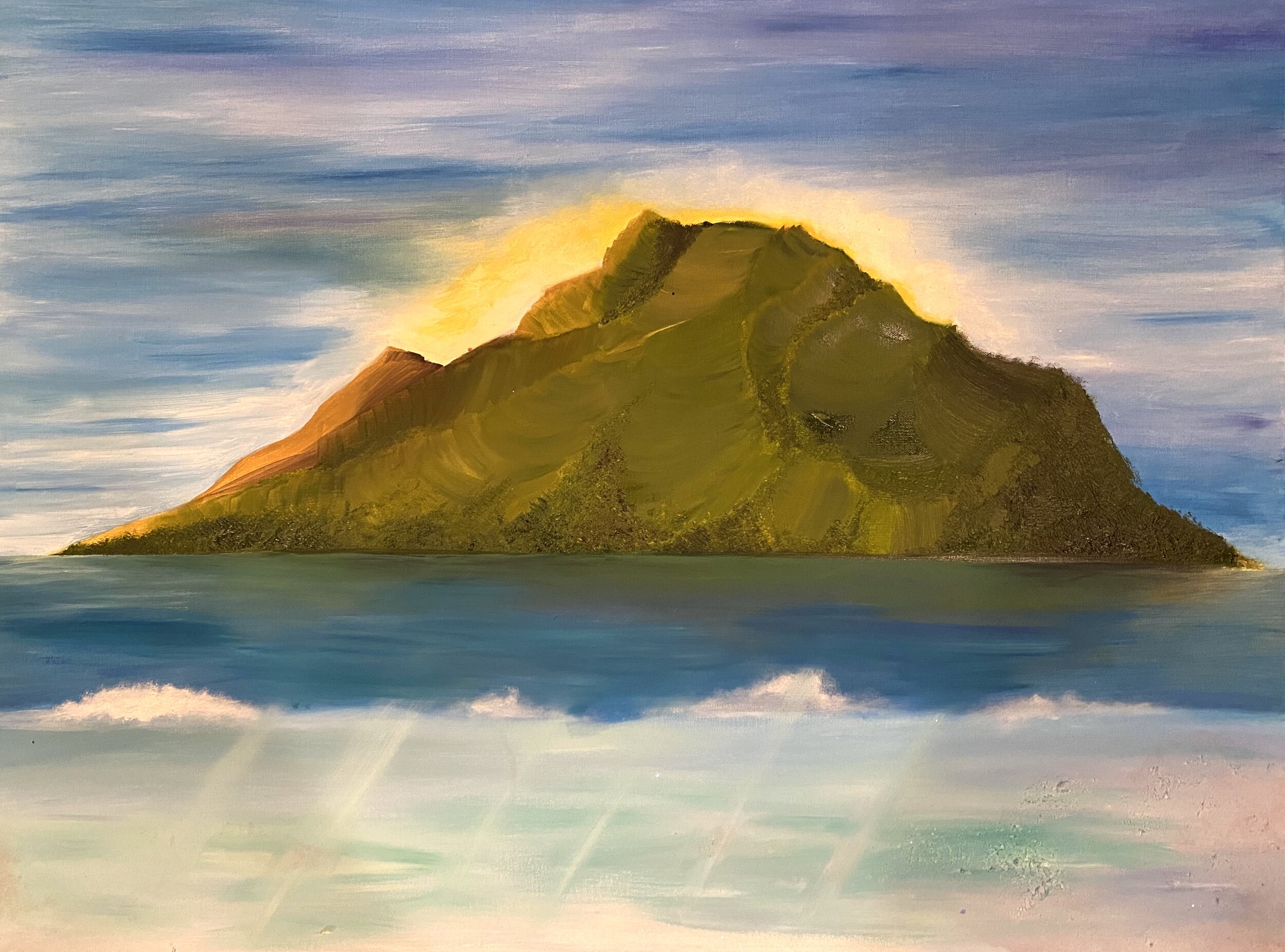 Majestic Mountain by: Lori Peltier &amp; Joel GonzalesAcrylic Painting 30 x 40                 Message for details