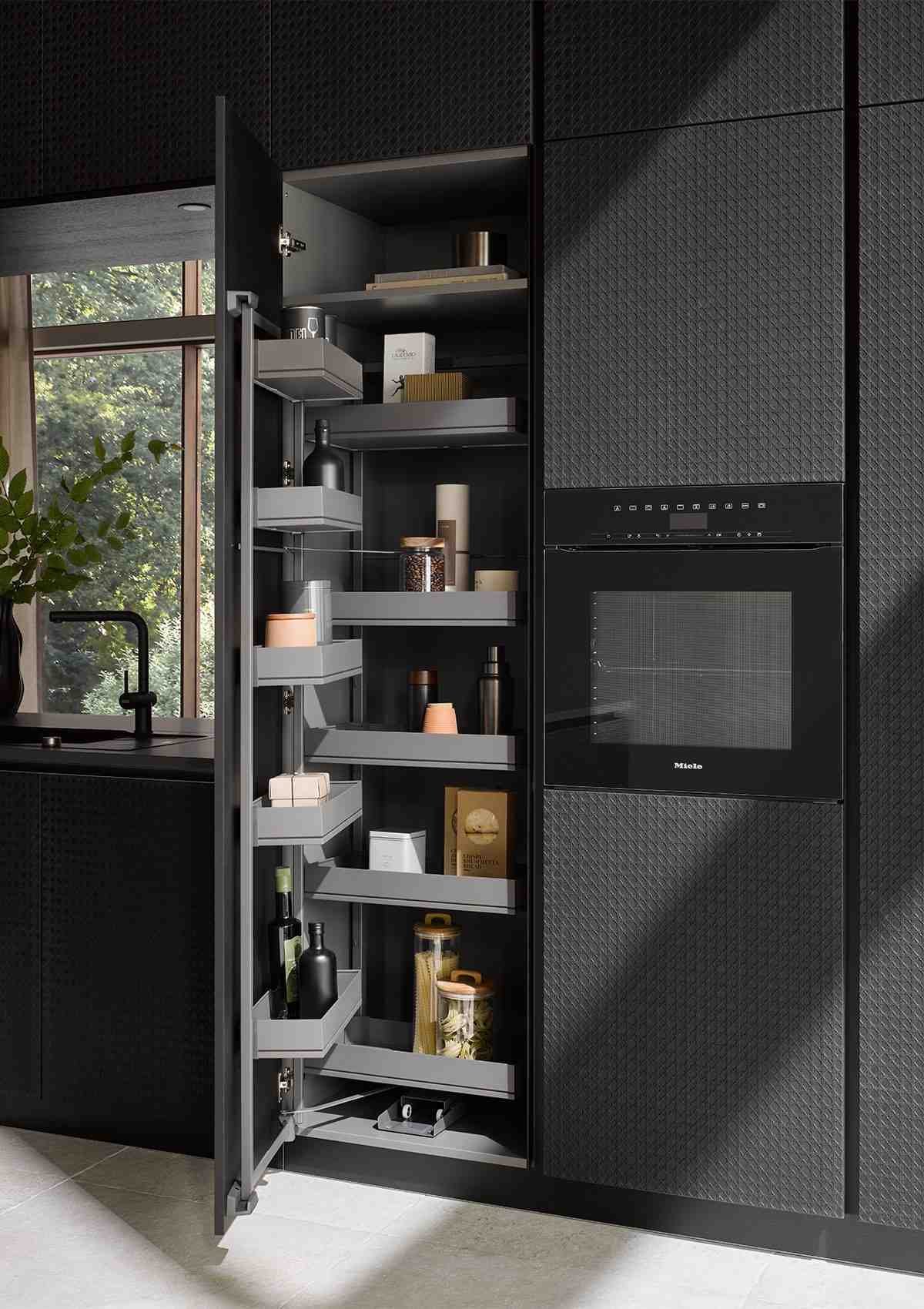 High-end cabinetry with storage solutions