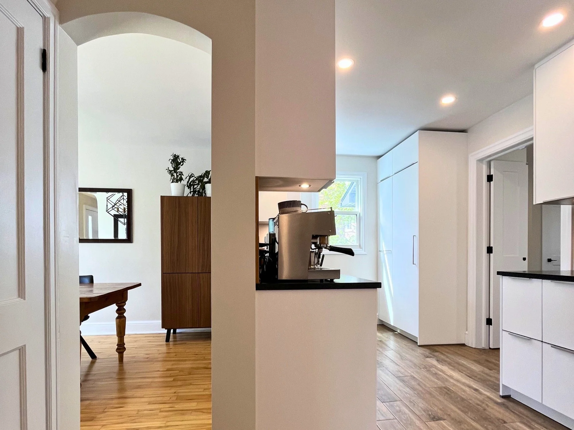 Contemporary kitchen renovation in Ottawa.