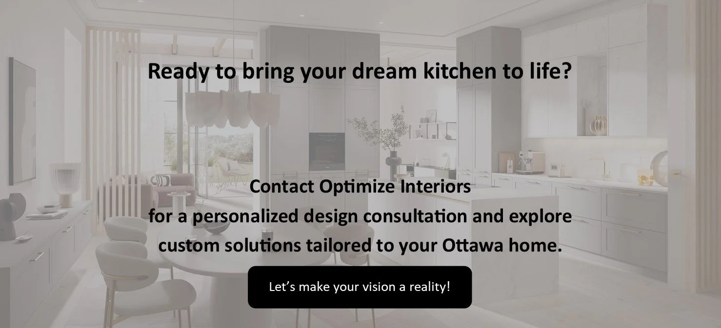 Why Häcker Kitchen Cabinets Are the Best Choice in Ottawa. Best choice of kitchen cabinets in Ottawa. Contact Optimize Interiors.