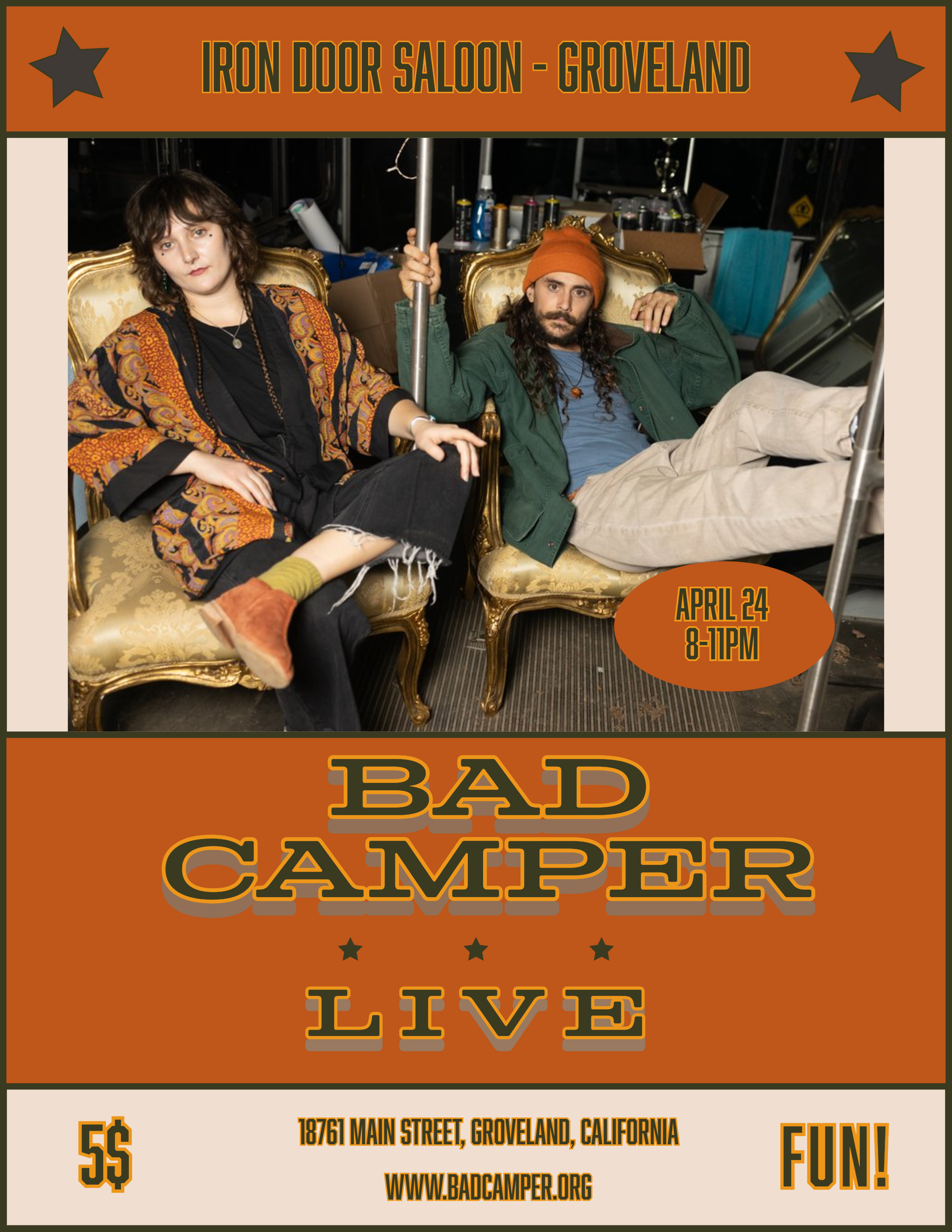 Bad Camper Live @ The Iron Door Saloon (Groveland, CA)