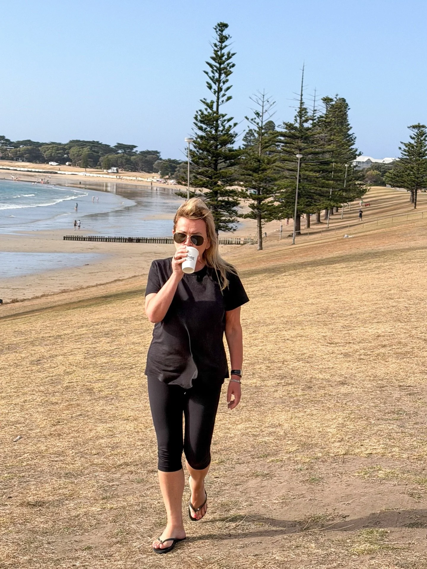 Long weekend at one of my favourite places Torquay.

We started in the 40&deg; heat at Mt Duneed Estate. 
A long lunch with friends and lots of food and wine.

Coffees, long walks, even longer lunches, swims, records, good food and great friends.

Th