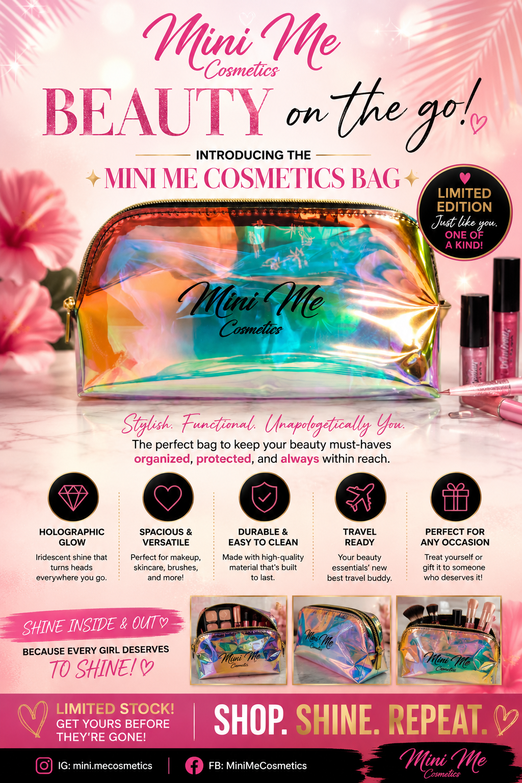 The Mini Me Cosmetic Bag
