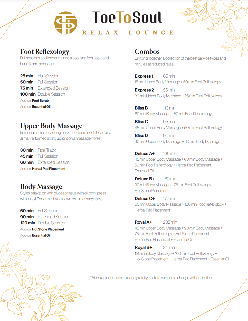 The Ultimate Guide to Choosing Your Massage — ToeToSoul Relax Lounge