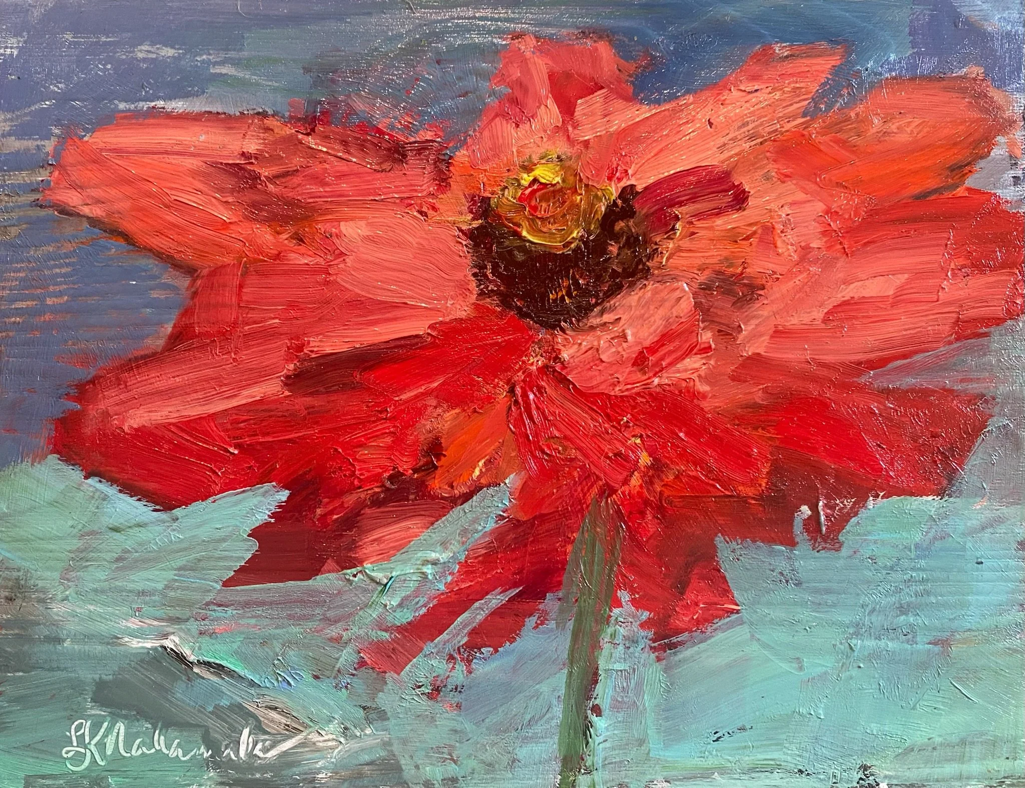 "Sing for Joy" 7x10 acrylic and oil / Purchased