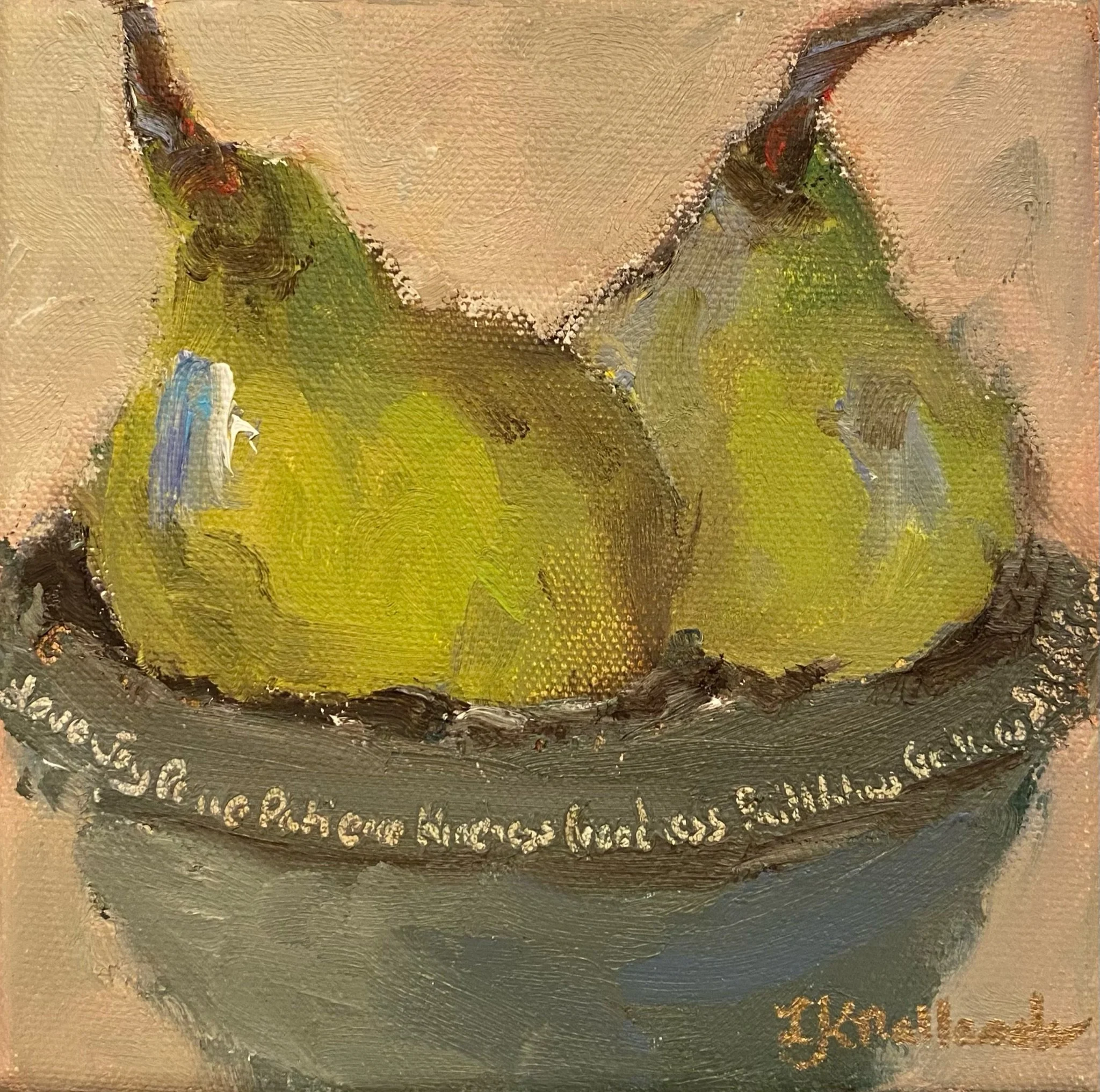 "Divine" 6x6 oil on 1.5 inch gallery wrapped canvas / Purchased