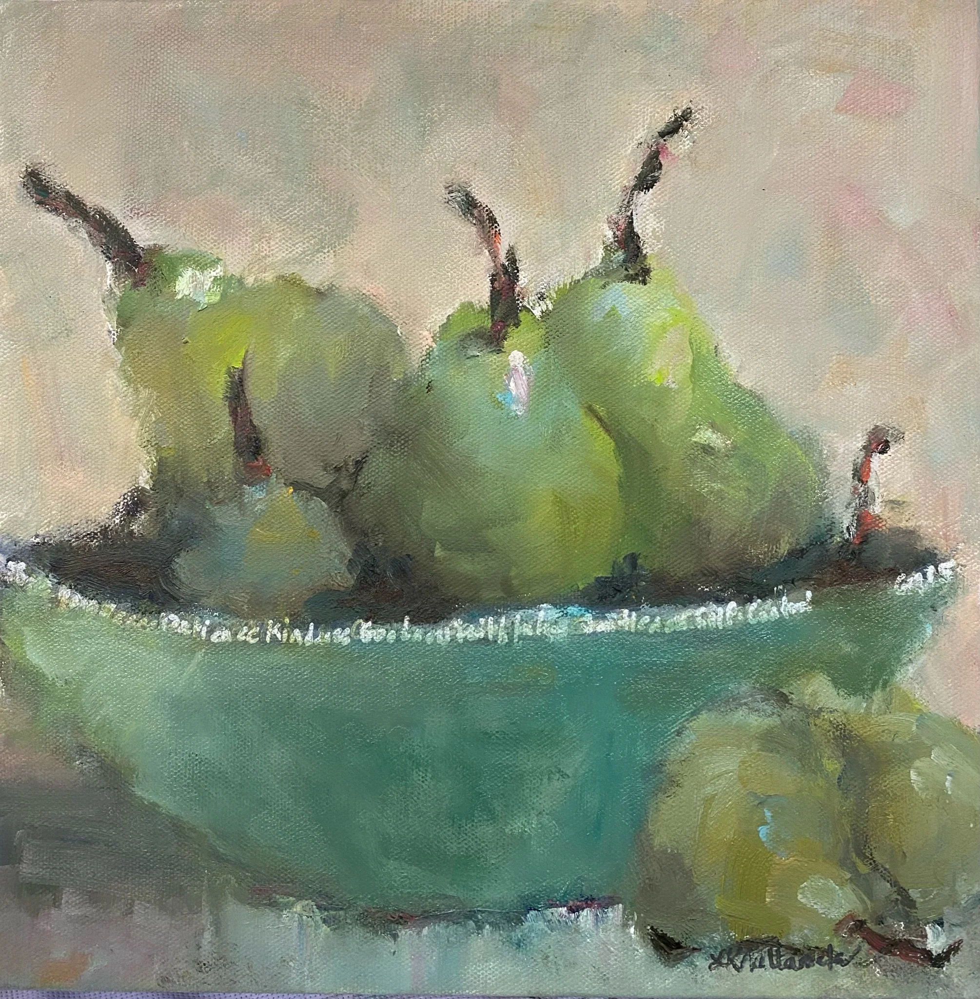 "Flourishing" 12x12 oil on 1.5 inch gallery wrapped canvas / Purchased
