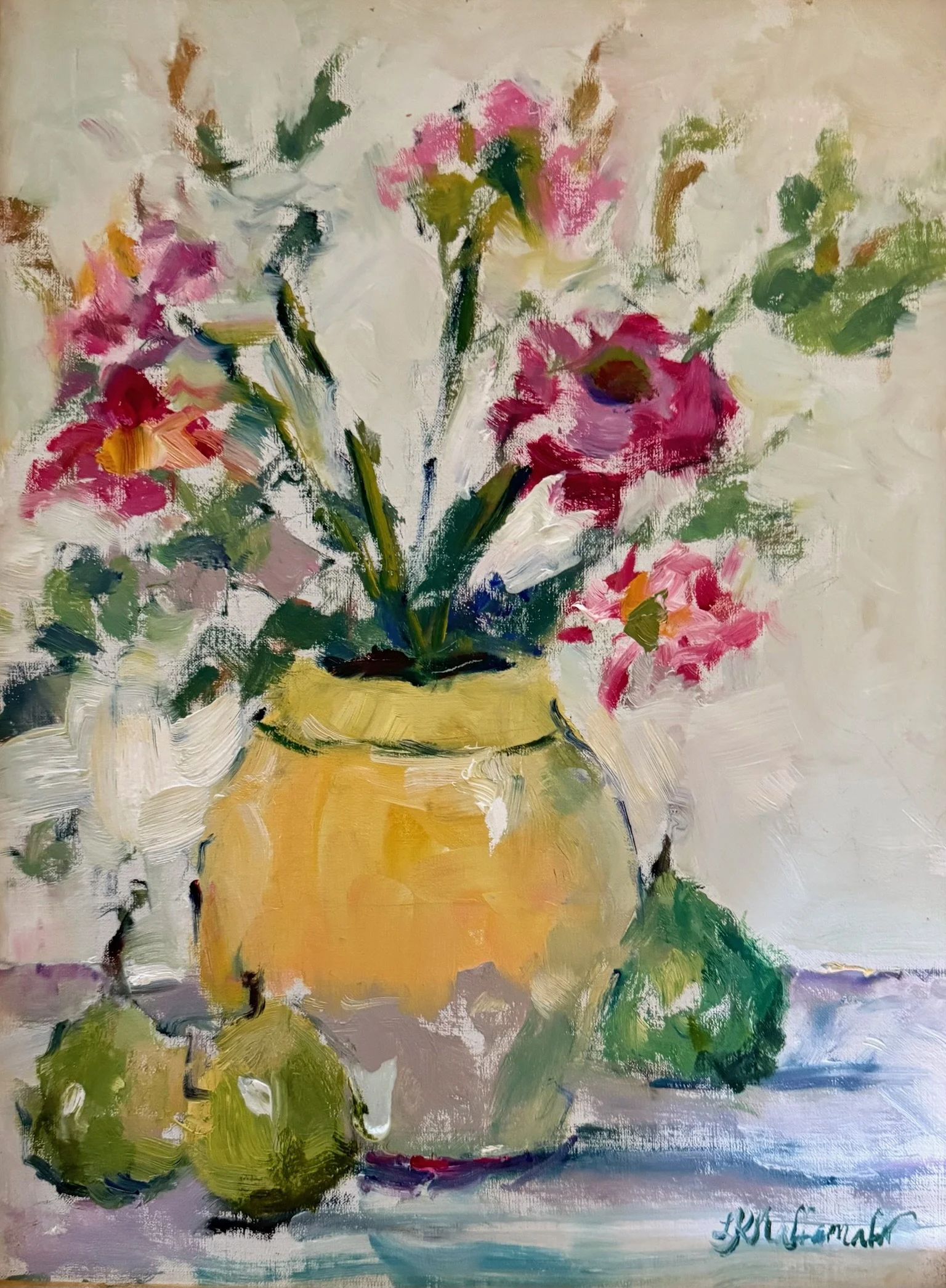 “Marvelous Kindness” L’Abeille Studio, Ruffato Estate, Aix-en-Provence, France / 12x16 inch oil in a 17x20.5 inch gold frame / $325