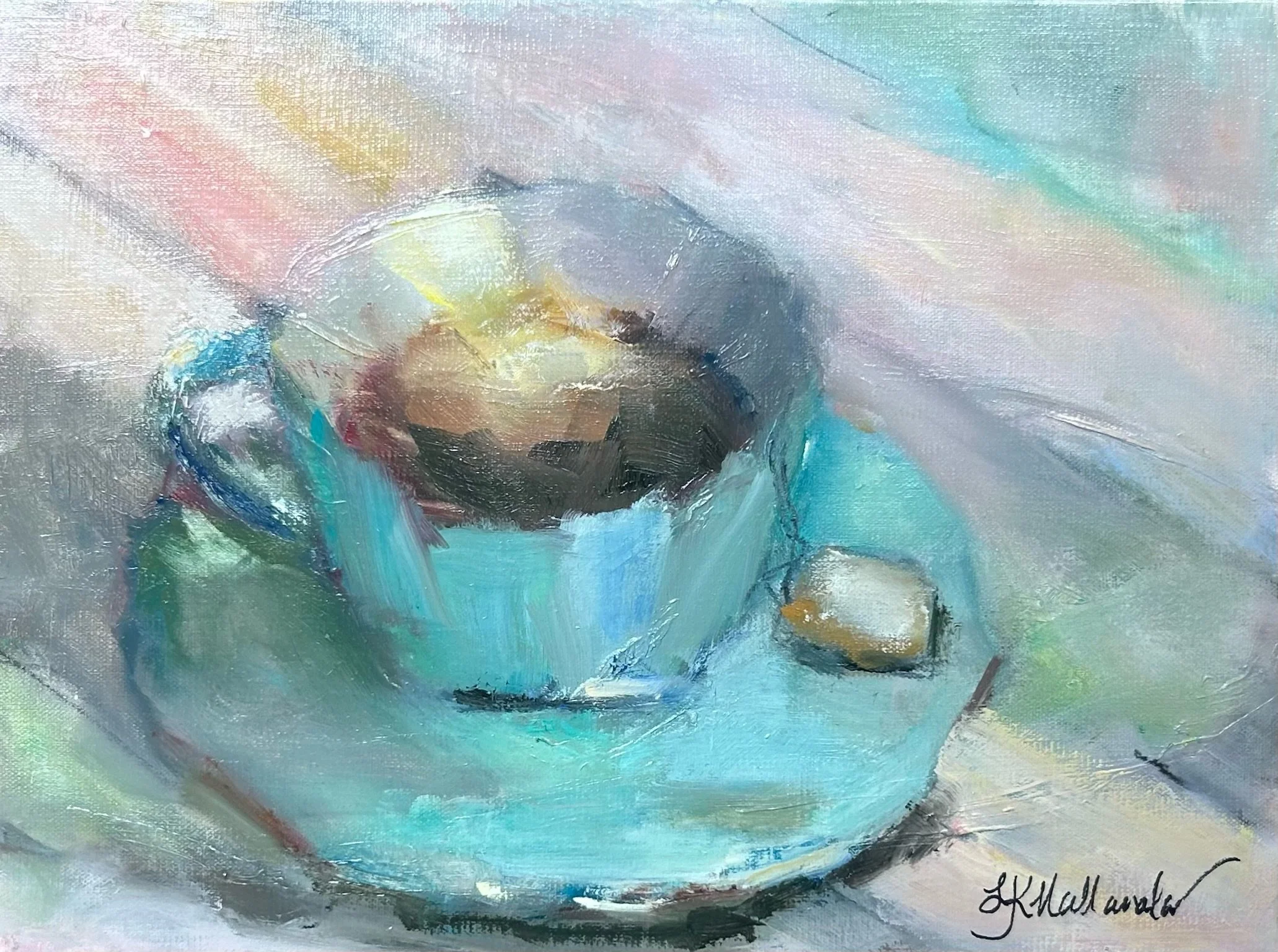 "Stolen Moments" 11x14 oil / Purchased
