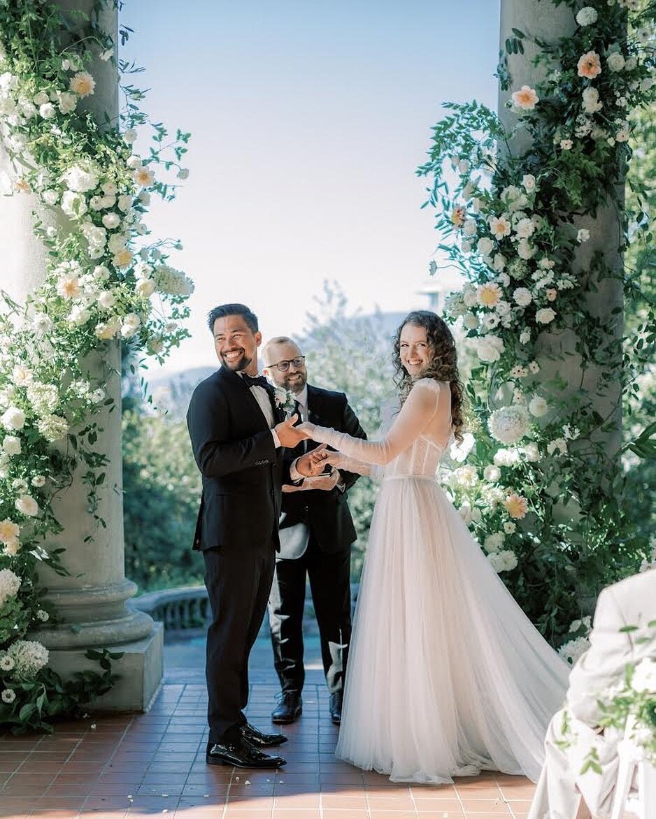 Candid captures during the ceremony are the best! What a special day for A &amp; B officiated by our wonderful officiant Michael

Venue @hycroftuwcv
Photographer @mariclekang
Videographer @proctxr
Florist @justynafloral
Invitations @greenvelvet_creat