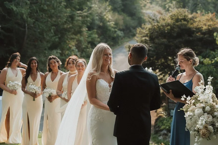 ✨ R &amp; A | Furry Creek ✨

&ldquo;Jackie was our officiant on our wedding day, and she went above and beyond our expectations. From the very first meeting, she took the time to truly get to know us, and we instantly felt a genuine connection. Her e