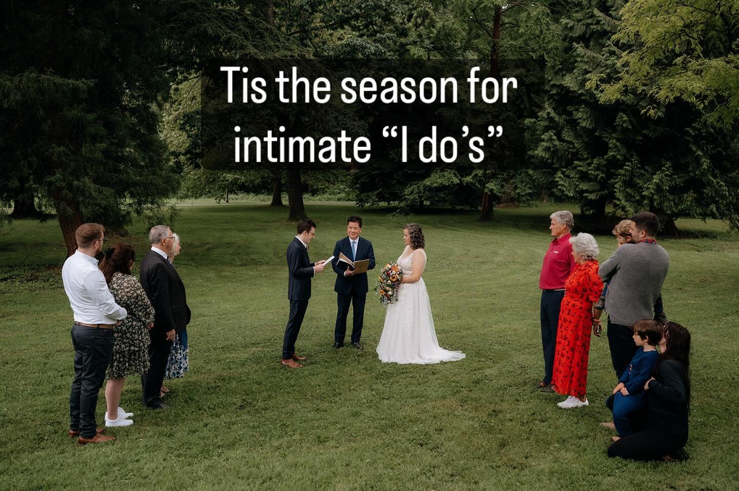 ✨ &rsquo;Tis the season for intimate &ldquo;I do&rsquo;s&rdquo; ✨

Smaller guest list. Bigger meaning.
Our Intimate with Photography Experience is designed for couples who want a deeply personal ceremony paired with stunning, story-driven photography