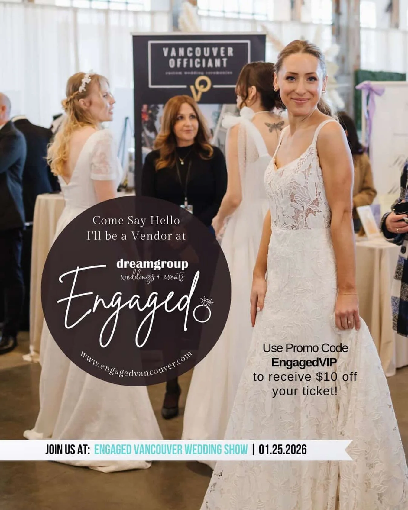 The Engaged Vancouver Wedding Show is THE place to be on January 25th at The Pipe Shop!&nbsp; Come get inspired, meet the most amazing people, and embark on your wedding planning journey!&nbsp; This show was created to be different, and you don&rsquo