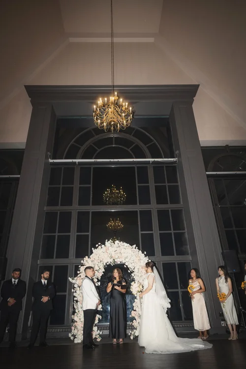 Elegant wedding ceremony