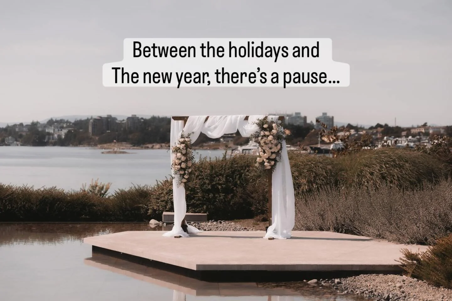 Between the holidays and the new year, there&rsquo;s a pause.

A moment to breathe.
A moment to reflect on the love stories we were trusted with this year.

Thank you for letting us be part of your beginning. 🤍

@fernandfirephotos 

#VancouverOffici