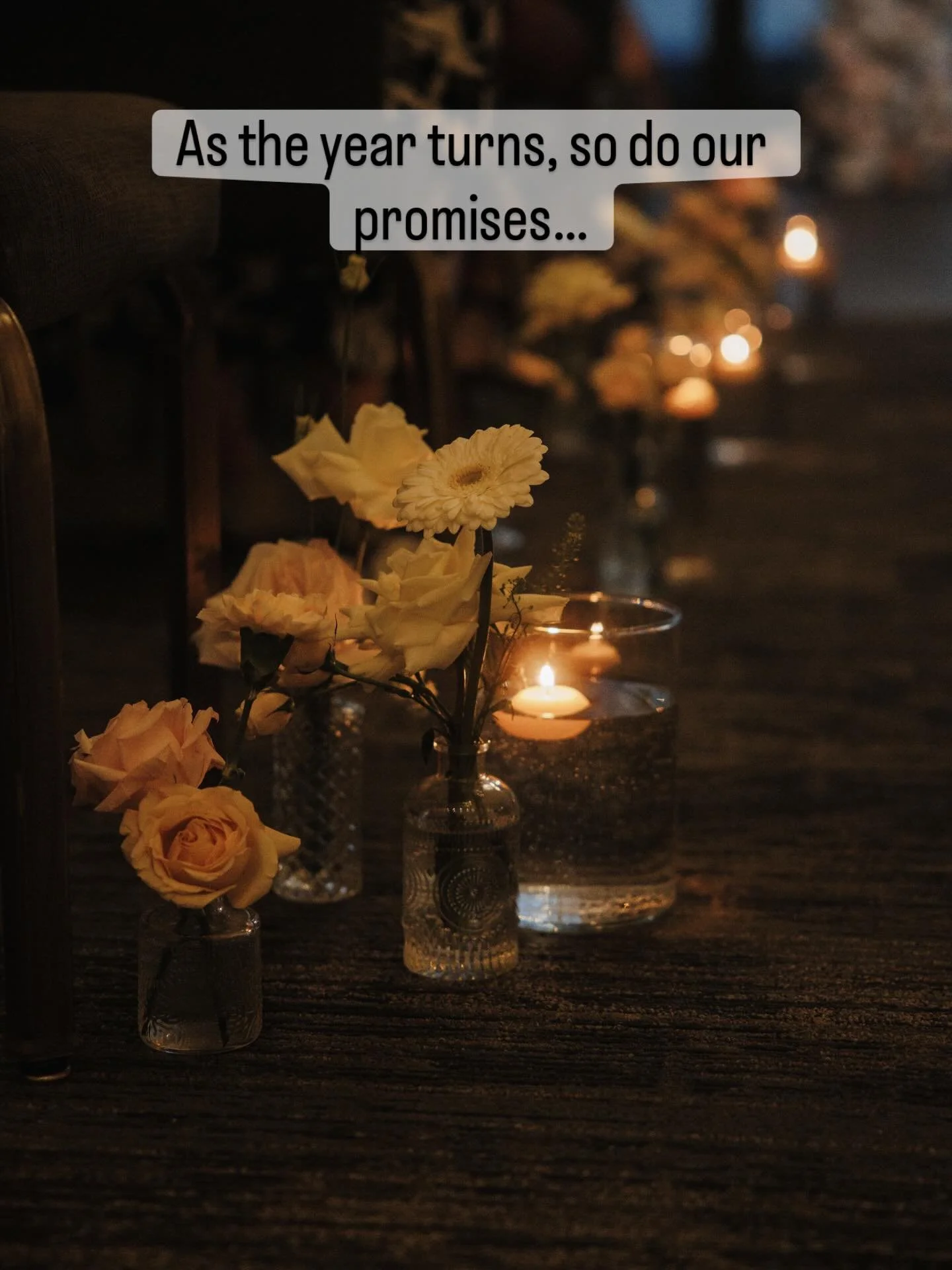 As the year turns, so do our promises.

Both marriage and the new year ask the same thing of us &mdash;
to step forward together, even when the future is unknown.

Here&rsquo;s to love, commitment, and all the beginnings ahead. ✨

@shebanits.photo 
V