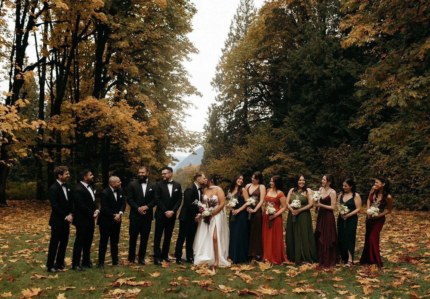 Autumn weddings have a way of slowing everything down &mdash;
golden leaves underfoot, crisp air, and the people who matter most gathered close.

This is what a ceremony feels like when it&rsquo;s grounded, heartfelt, and shared with intention. 🤍

F